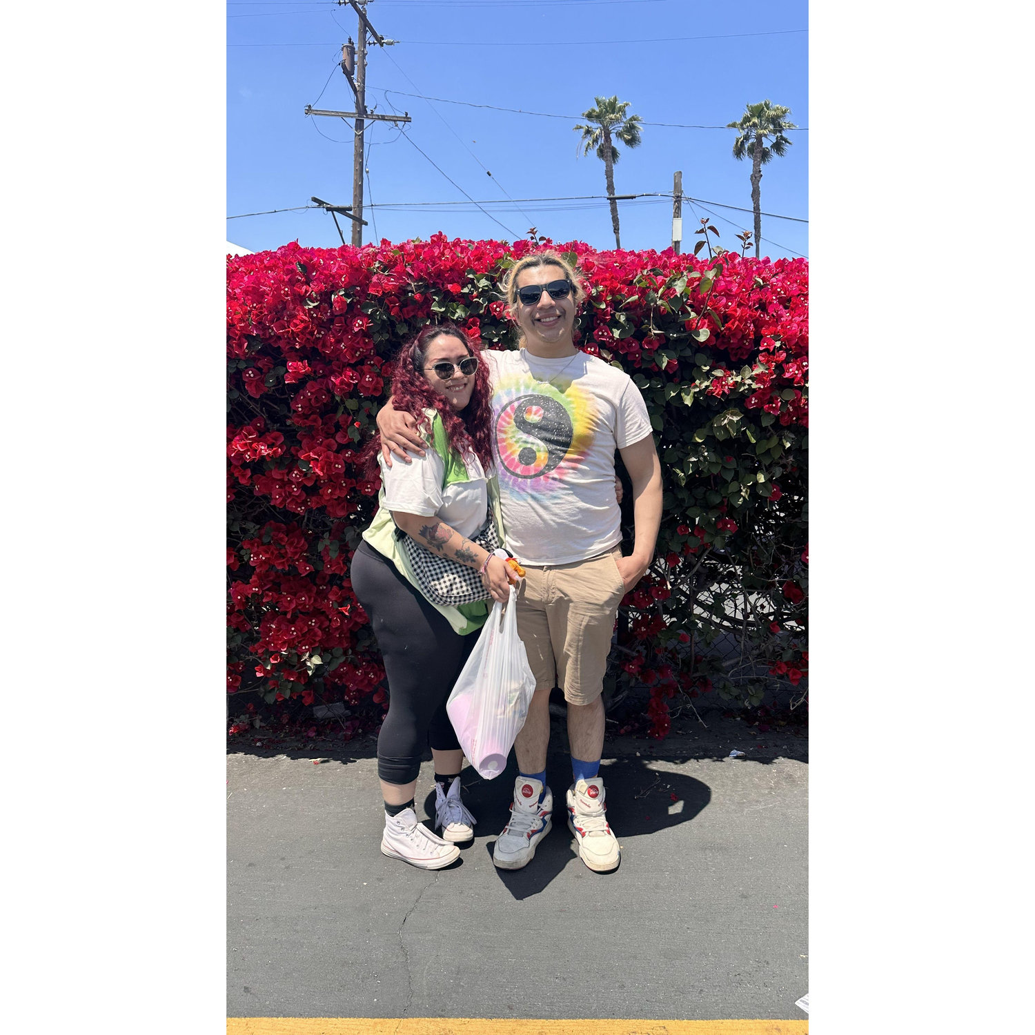 Third anniversary spent in California.