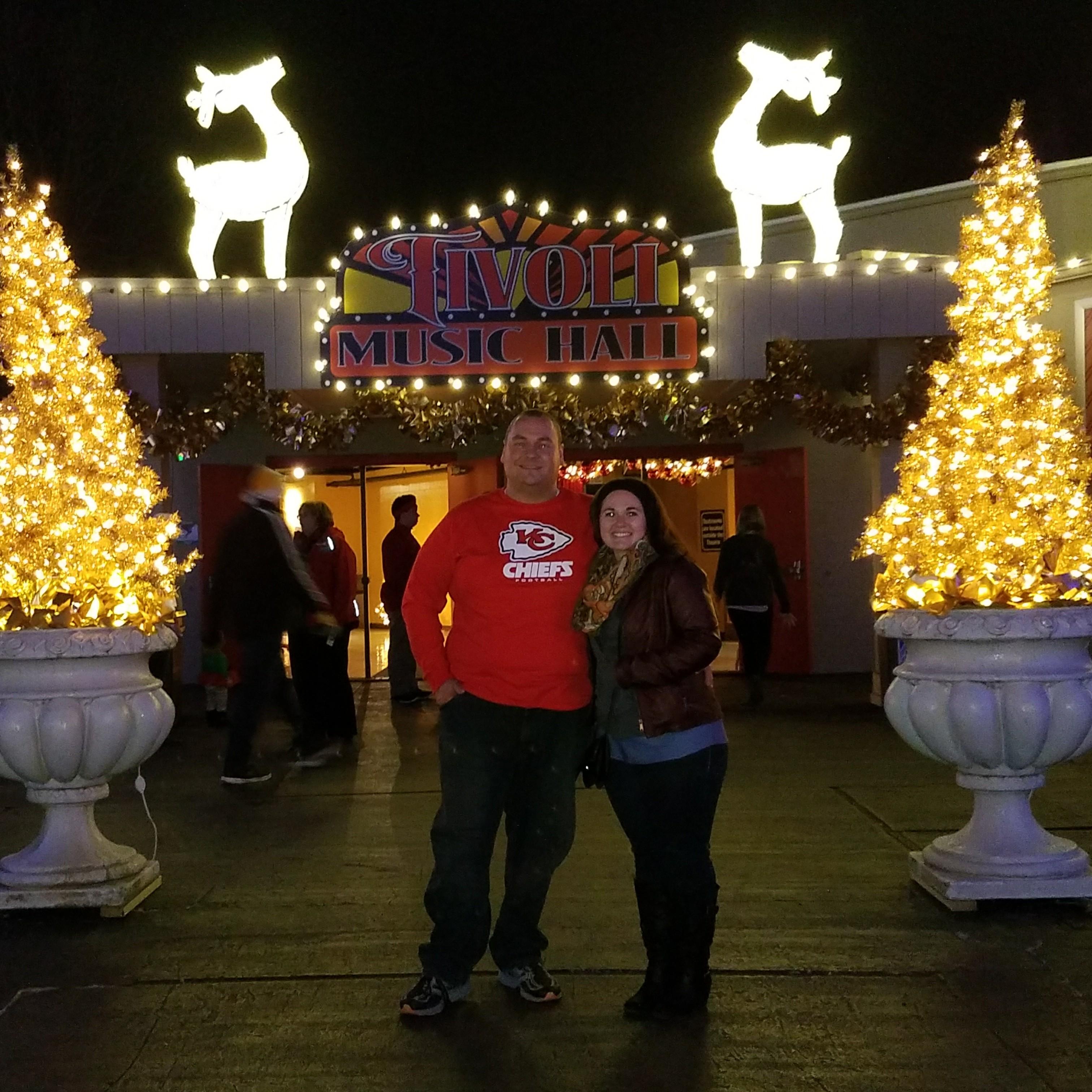 Winterfest at Worlds of Fun in Missouri.