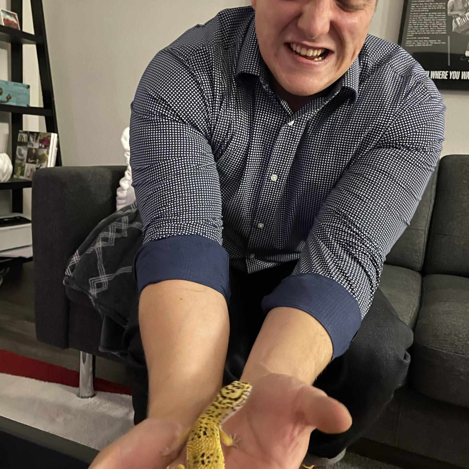 The day Brett finally worked up the courage to hold Florian (Phoenix, AZ)