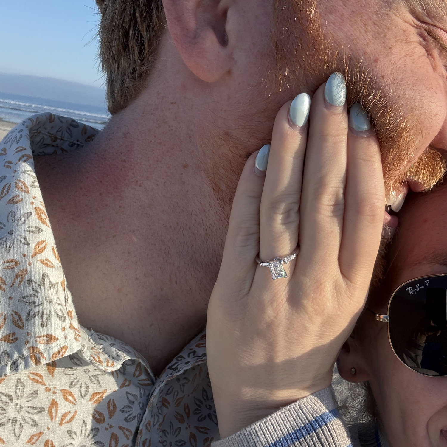 30 seconds after we got engaged. Heart rate was still 1000 bpm