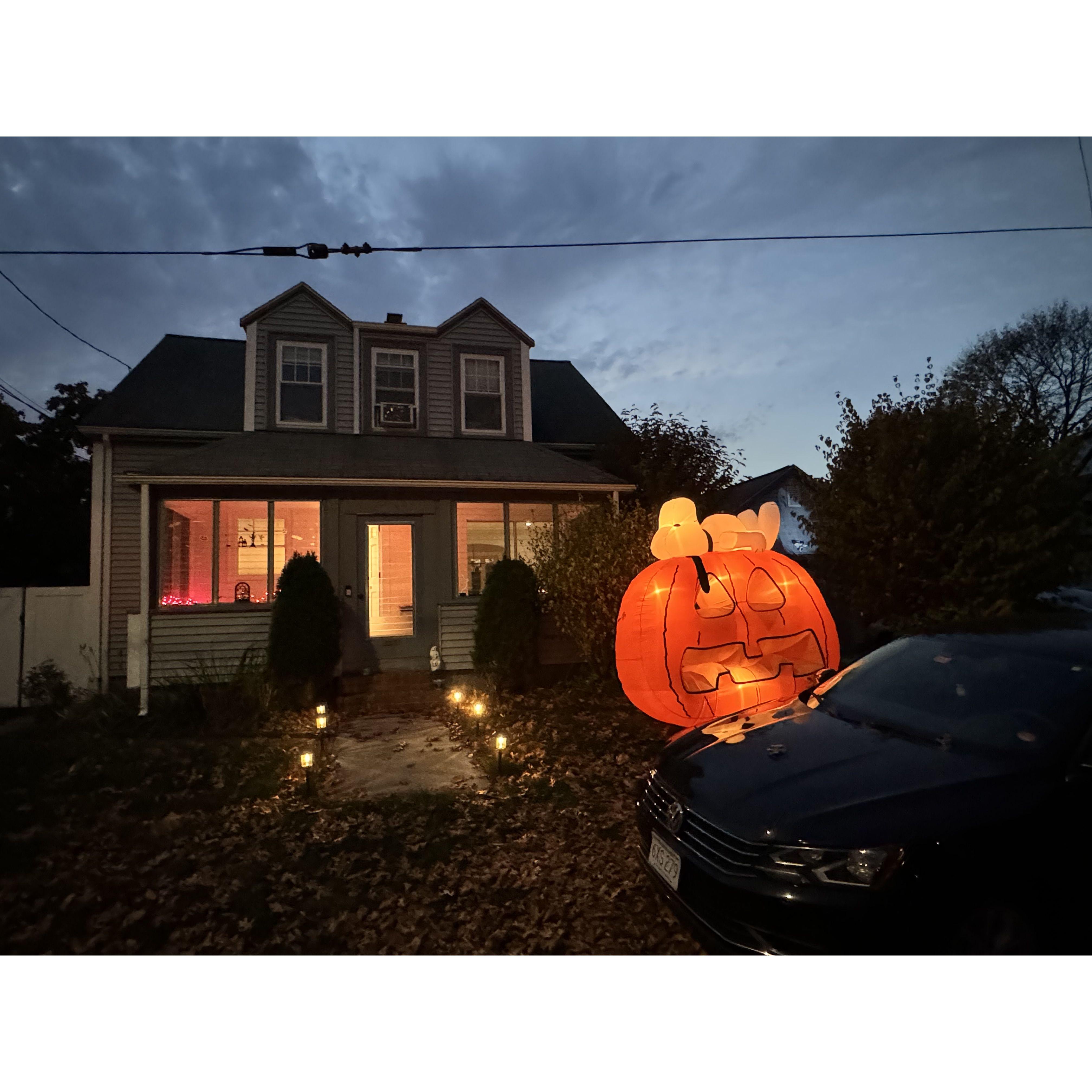 First time decorating our house for Halloween!