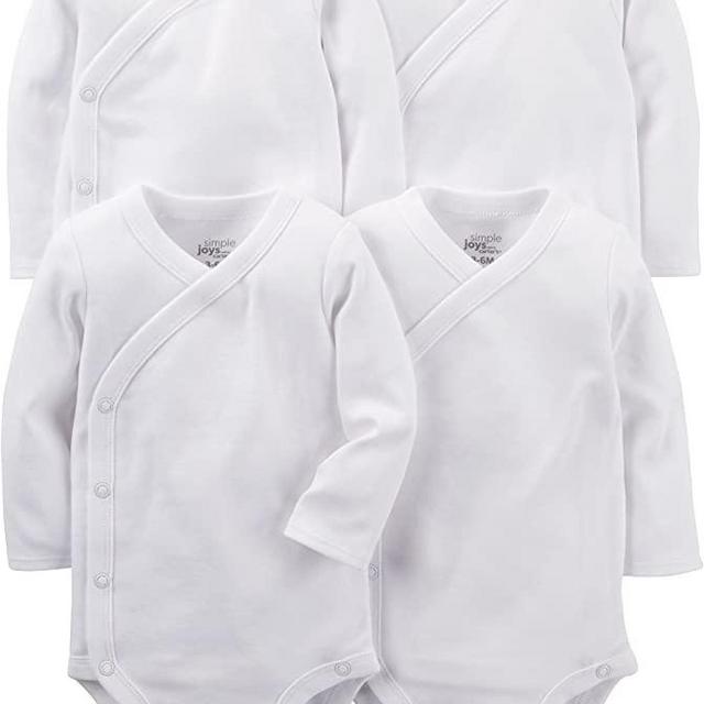 Simple Joys by Carter's Baby 4-Pack Side Snap Bodysuit