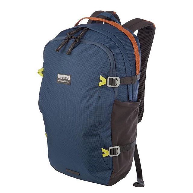 Eddie Bauer Nomad Backpack | Daypack | Laptop| Travel | Hiking | Gym | Work | Commuting | Dusted Indigo | 28L