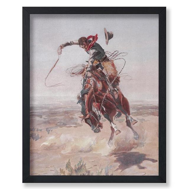 Poster Master Vintage A Bad Hoss Print - Retro Cowboy Poster - Wild West Art - Western Wall Design - Gift for Men & Women - Decor for Dorm, Living Room or Bedroom - 8x10 UNFRAMED Wall Art