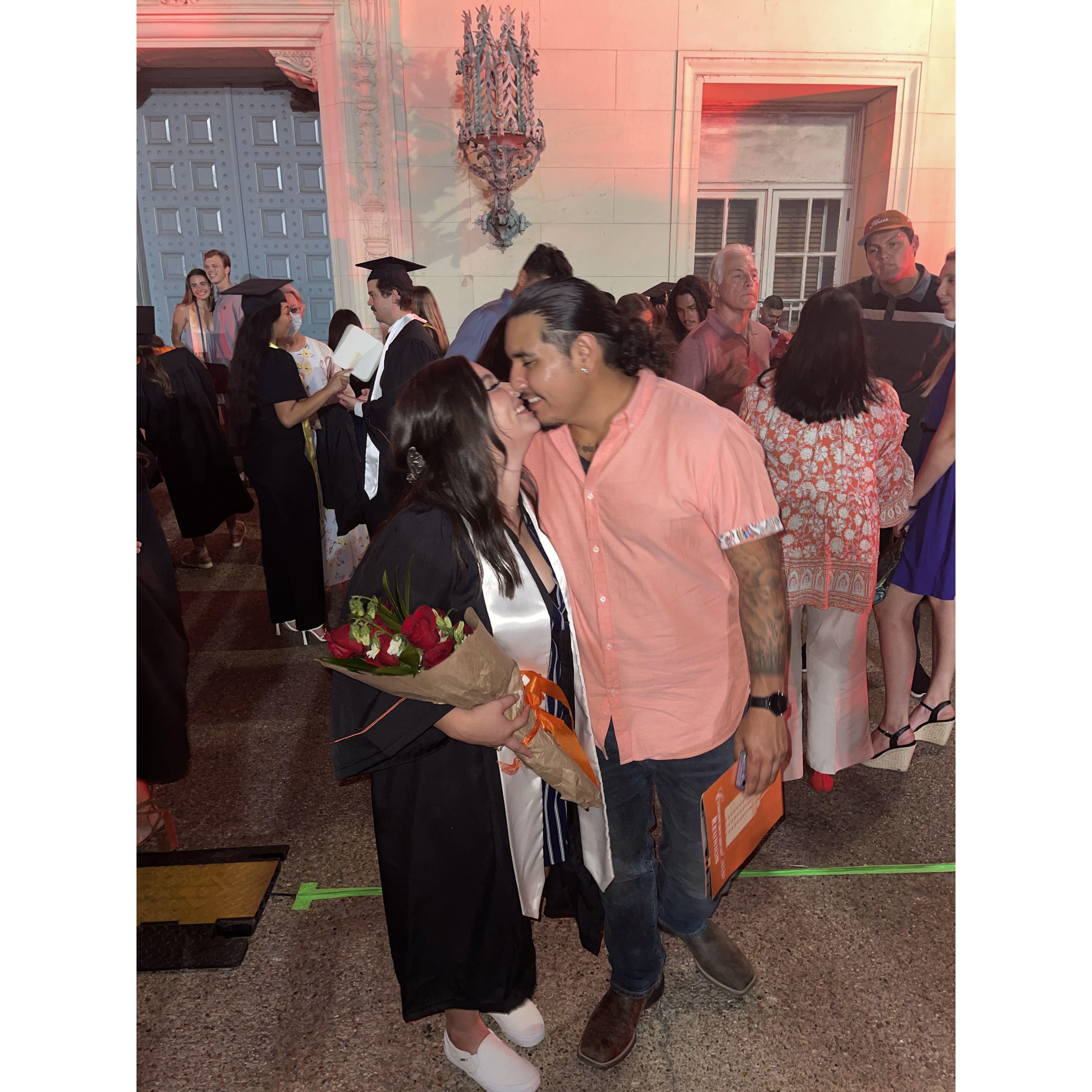 Angelica's UT graduation