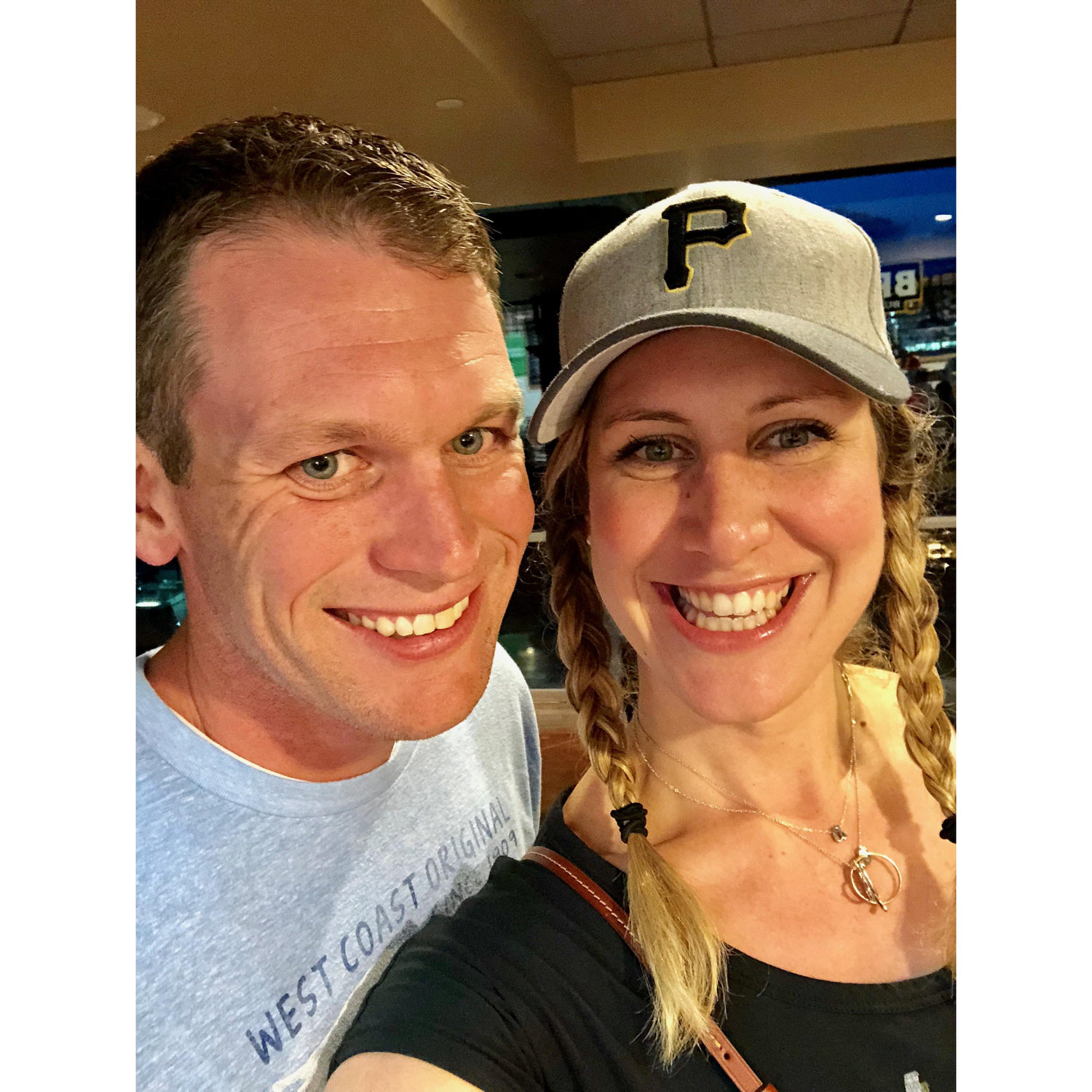 That Spot on the Matt's forehead is why he usually stands on the other side for pictures.