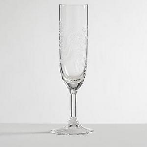Monique Lhuillier Gabrielle Etched Flutes, Set of 4