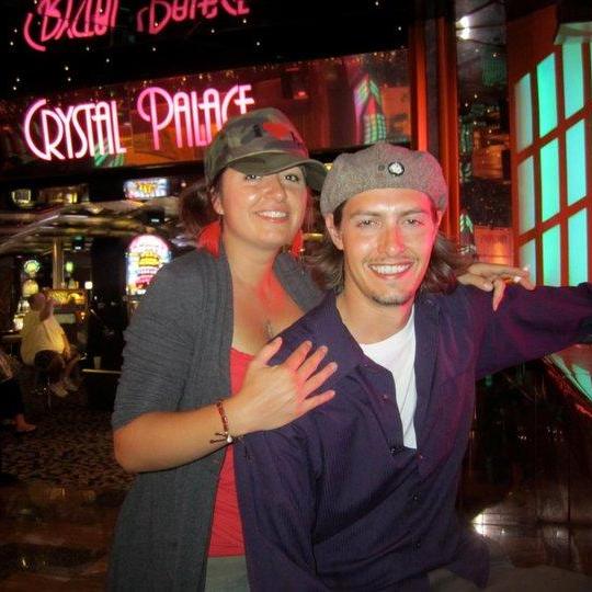 Adam & Christin on a cruise