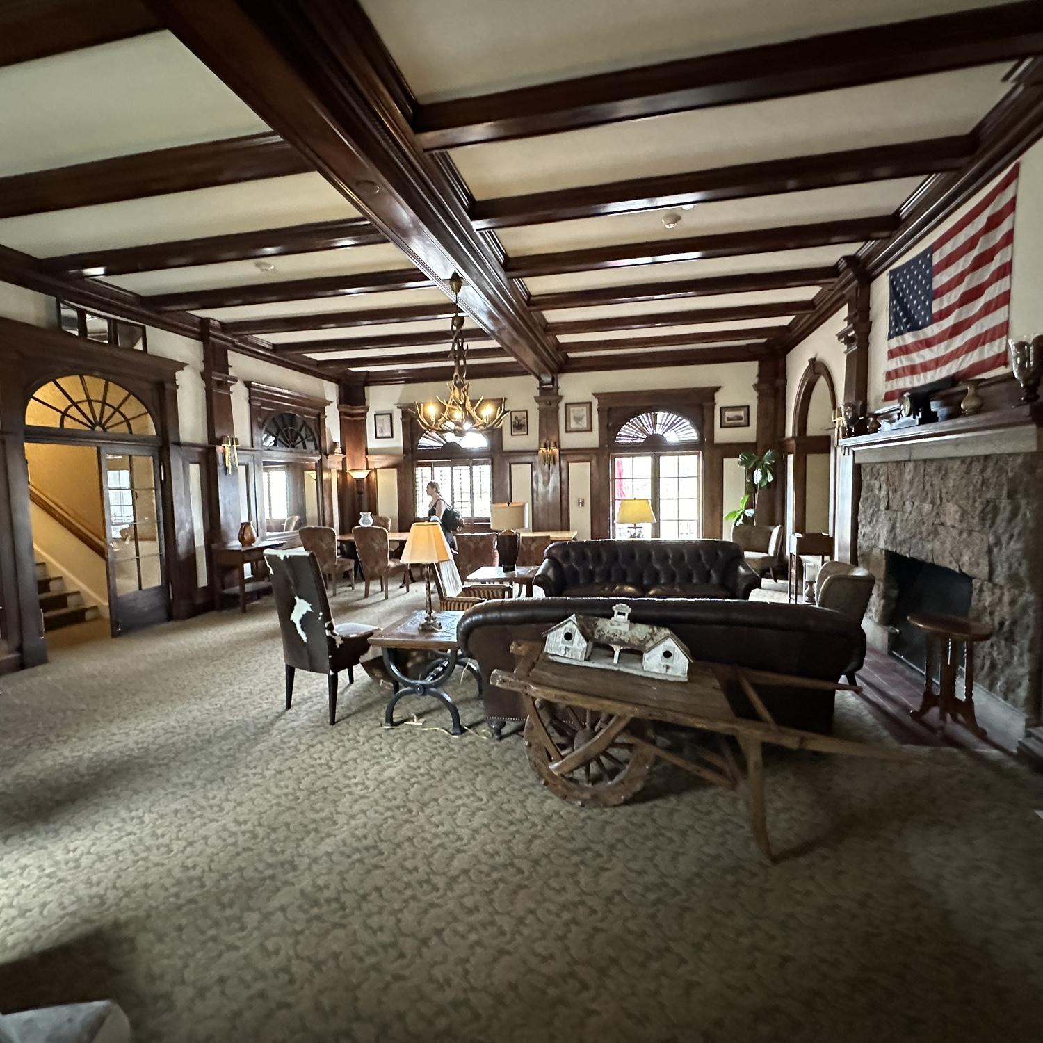 The Lodge Lounge which we also booked. Will serve as the “chill spot” next door to the reception.