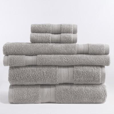 6pc Aertex Nickel Bath Towels Sets - Caro Home