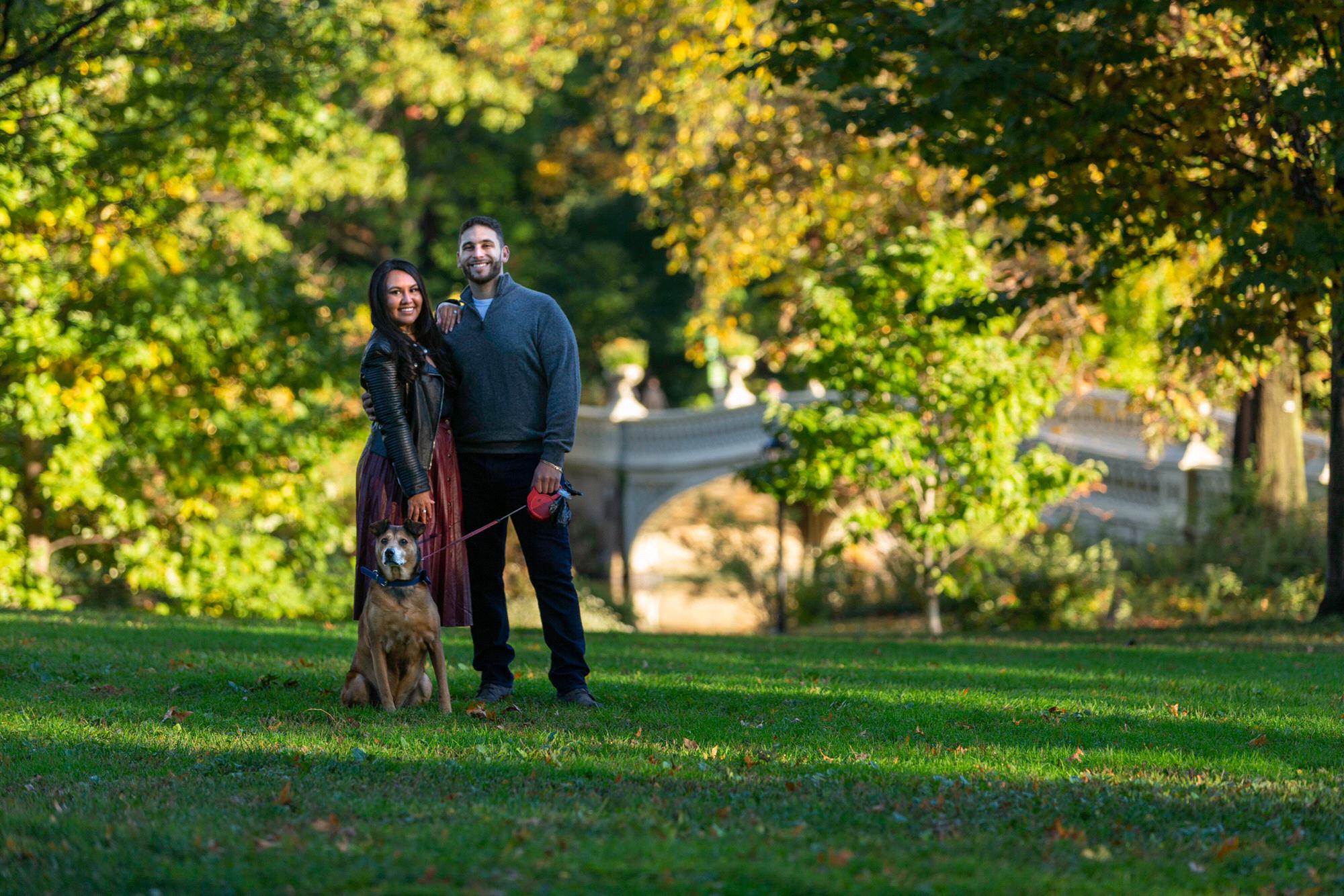 Engagement Photos in Central Park