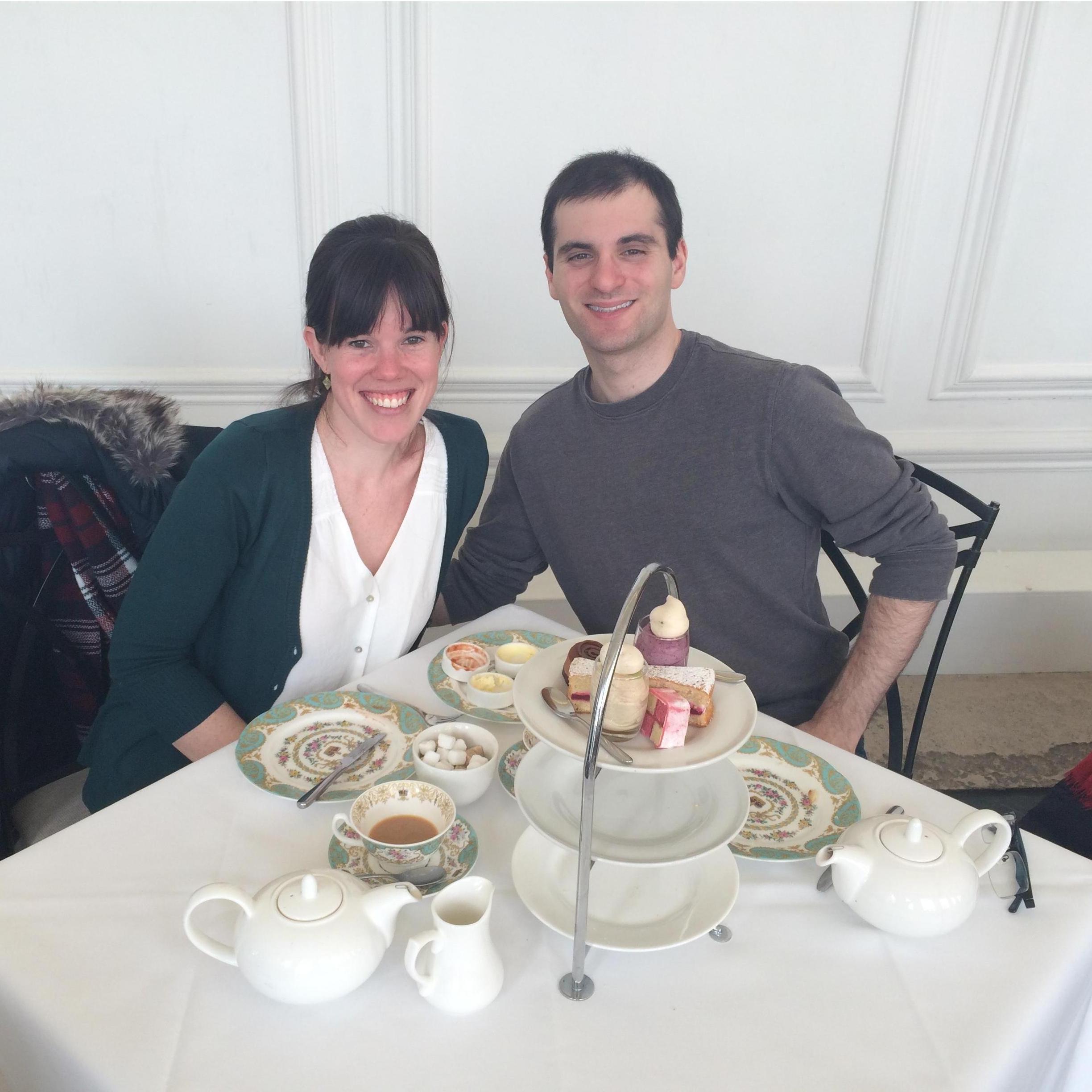 Tea time in London.