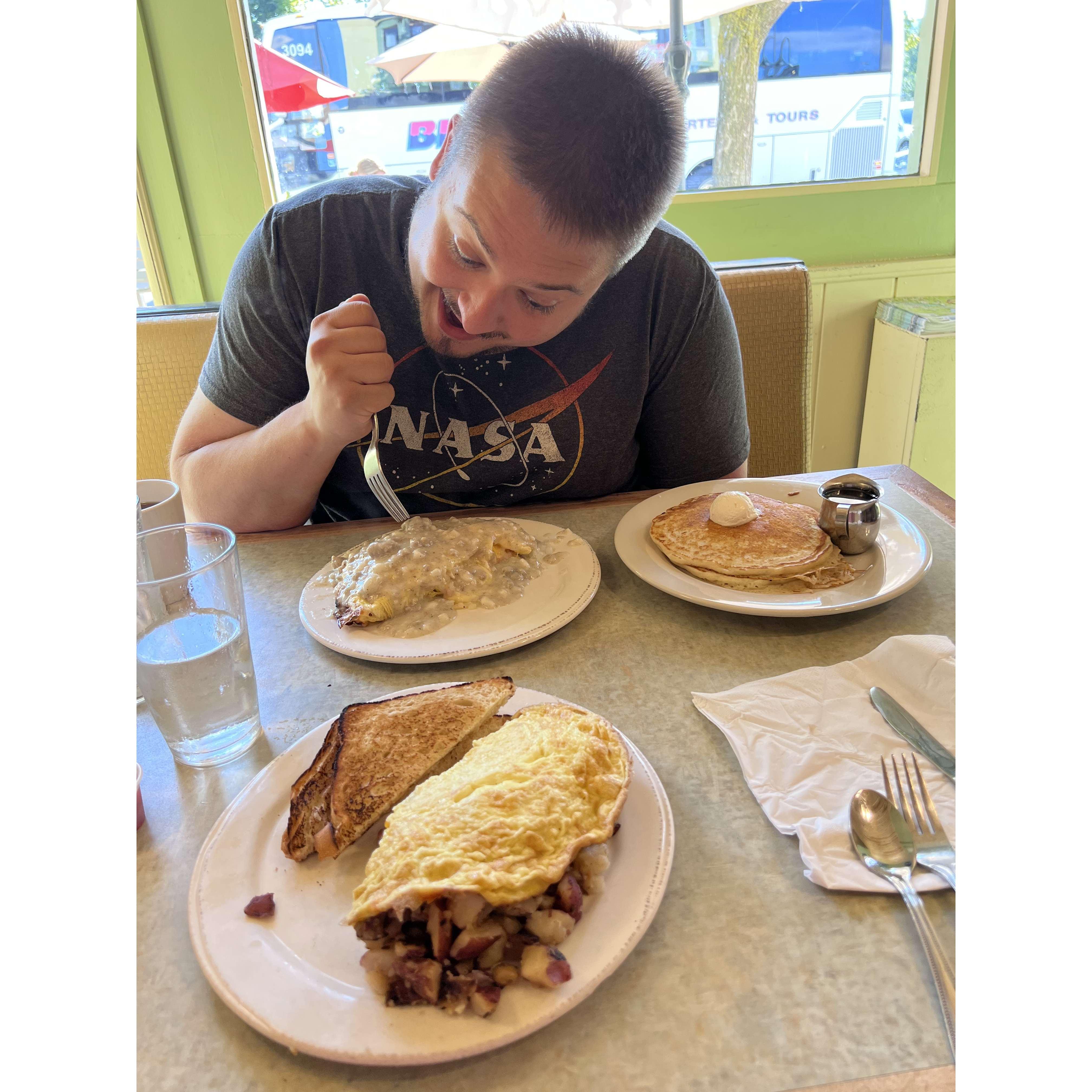 AMAZING Breakfast before the Wine Tour