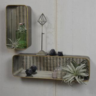 Archer Galvanized Mirror Shelf