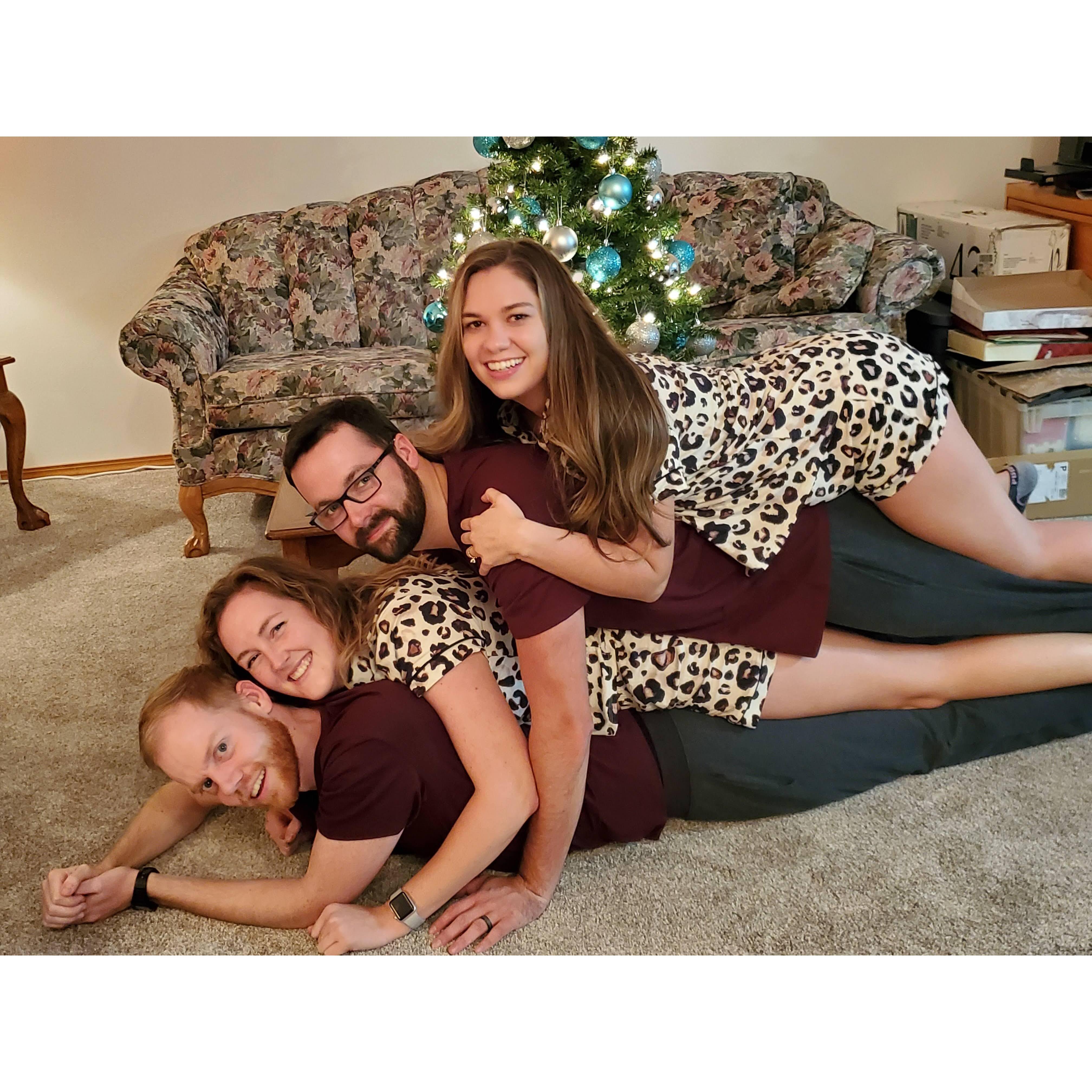 Christmas 2020. Niehls fits right in with the Martens gang.