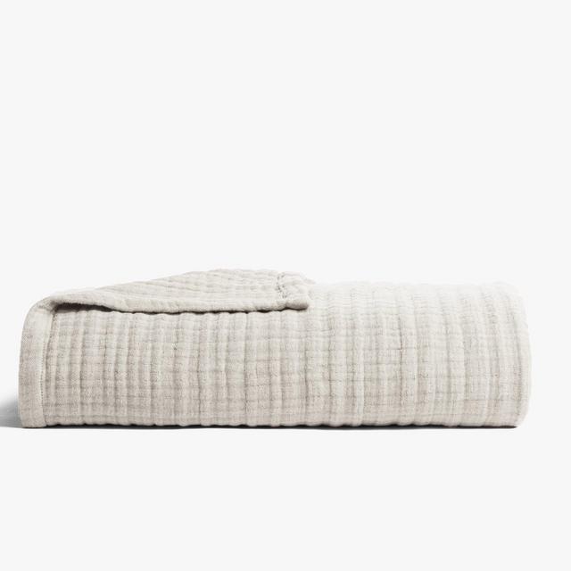 Oversized Cloud Linen Gauze Throw