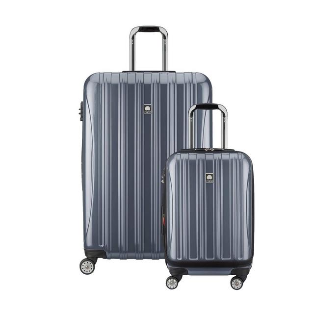 DELSEY Paris Helium Aero 2pc Luggage Set - Silver