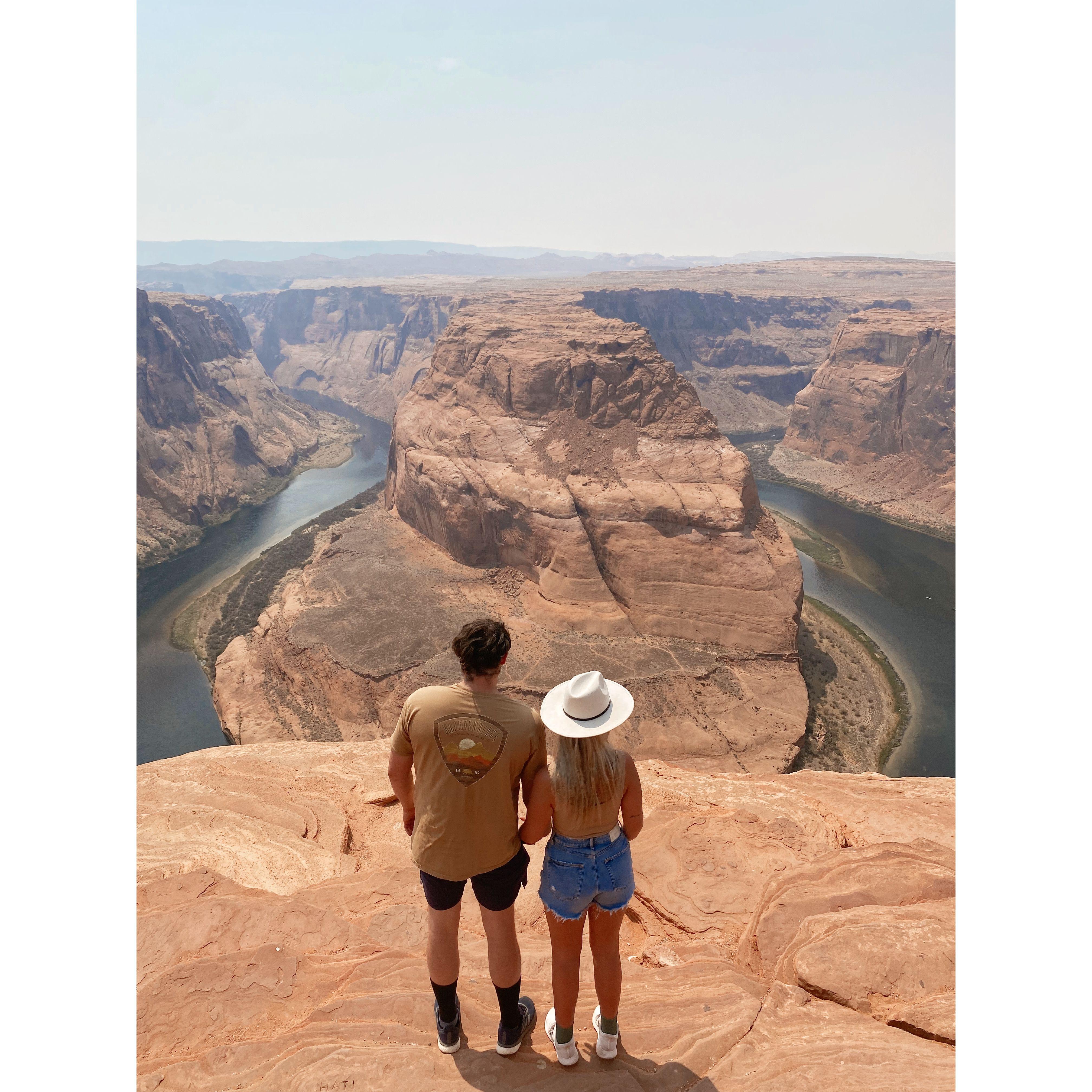 Horseshoe Bend (Emily actually wanted to get married here until we saw how long the hike was from the parking lot - you're welcome!)