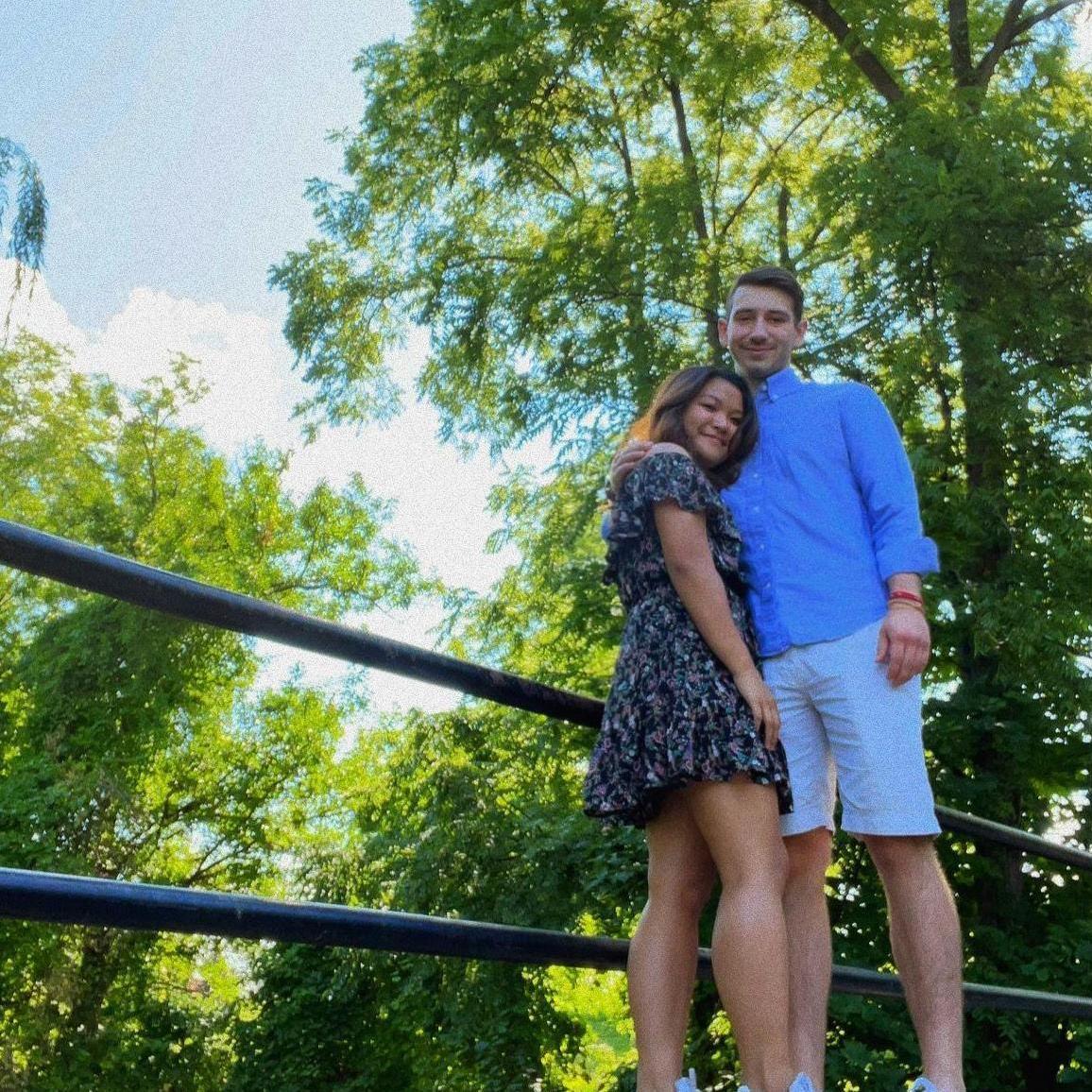 The Mill Pond in Eli's hometown (Fenton, MI) on one of Rys's first visits to Michigan!