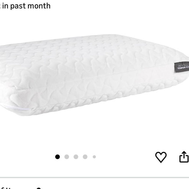 TEMPUR-Pedic TEMPUR-Cloud Pillow, Standard-2-Pack, Standard, White 2 Count