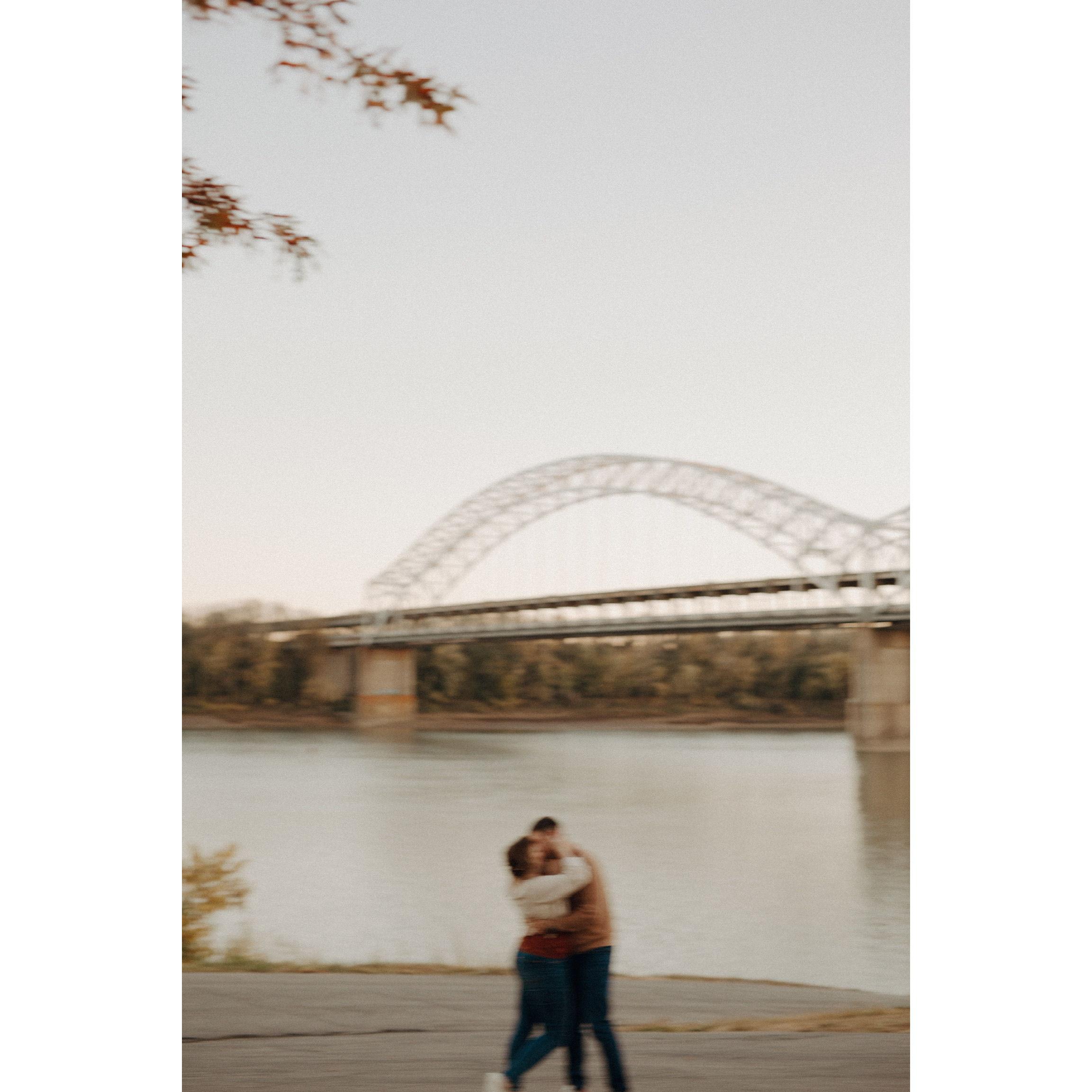 The bridge we drove daily to see each other