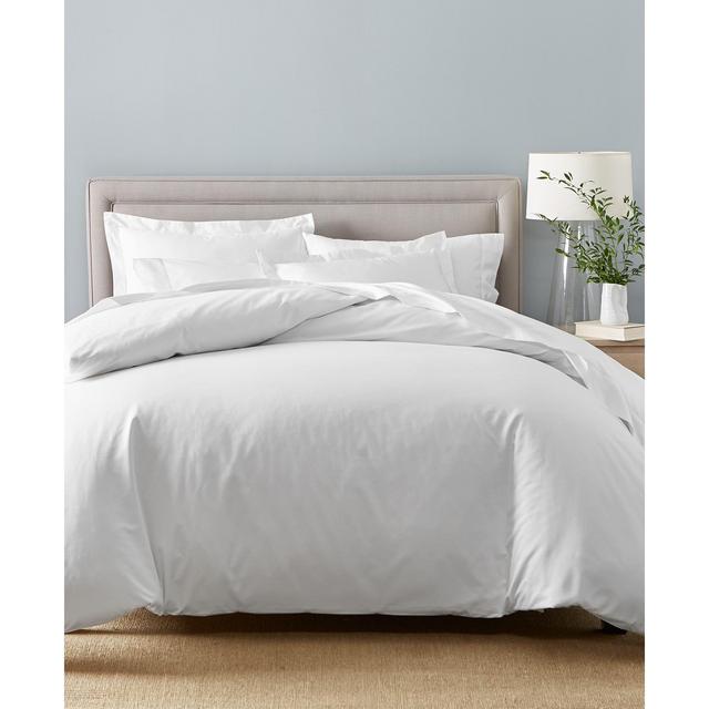 Charter Club Damask 550 Thread Count 100% Cotton 7-Pc. Duvet Cover Set, Queen, Created for Macy's