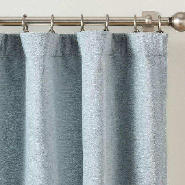 Cozy Cloud Blackout Curtain, 50 x 96", Chambray