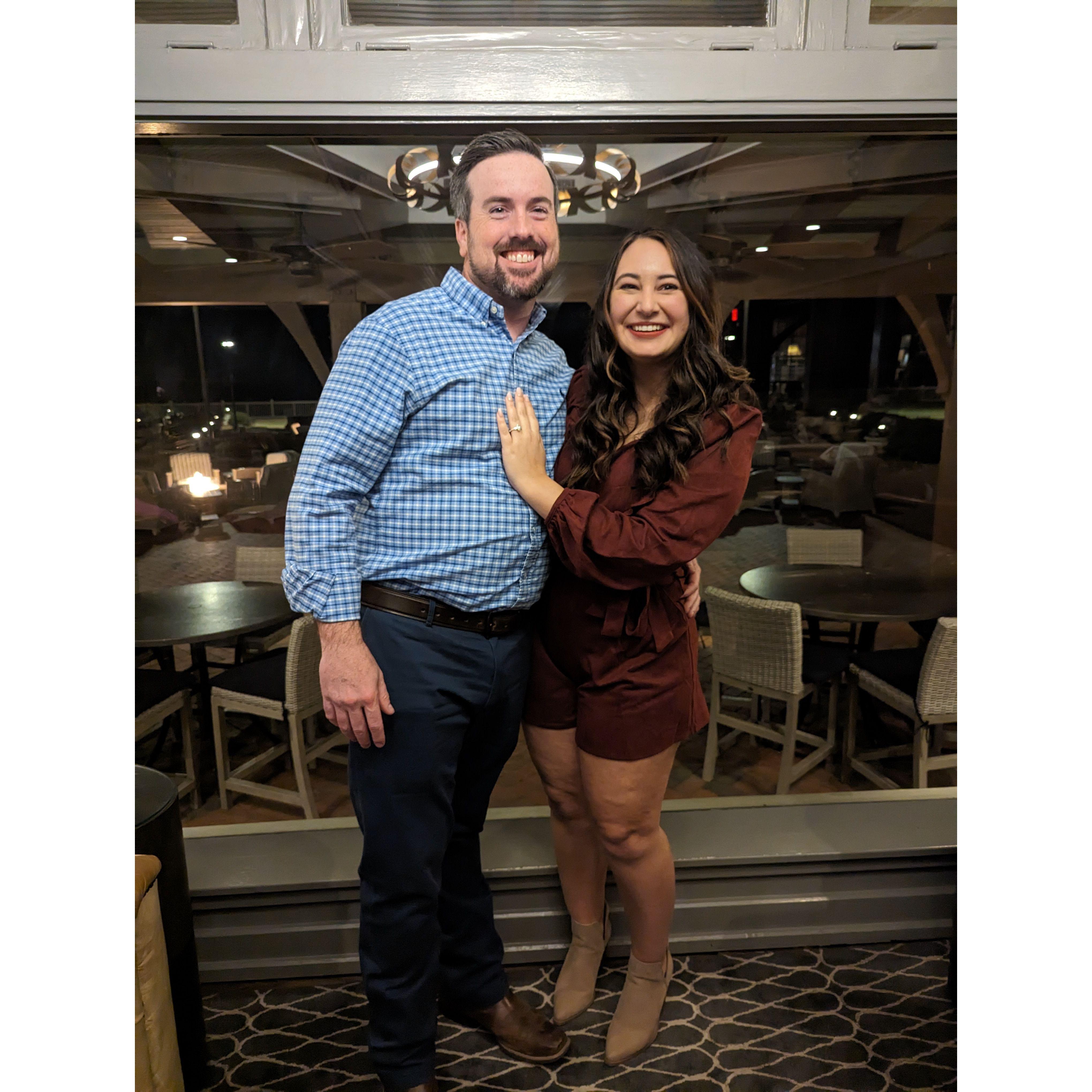 Our Engagement Night!