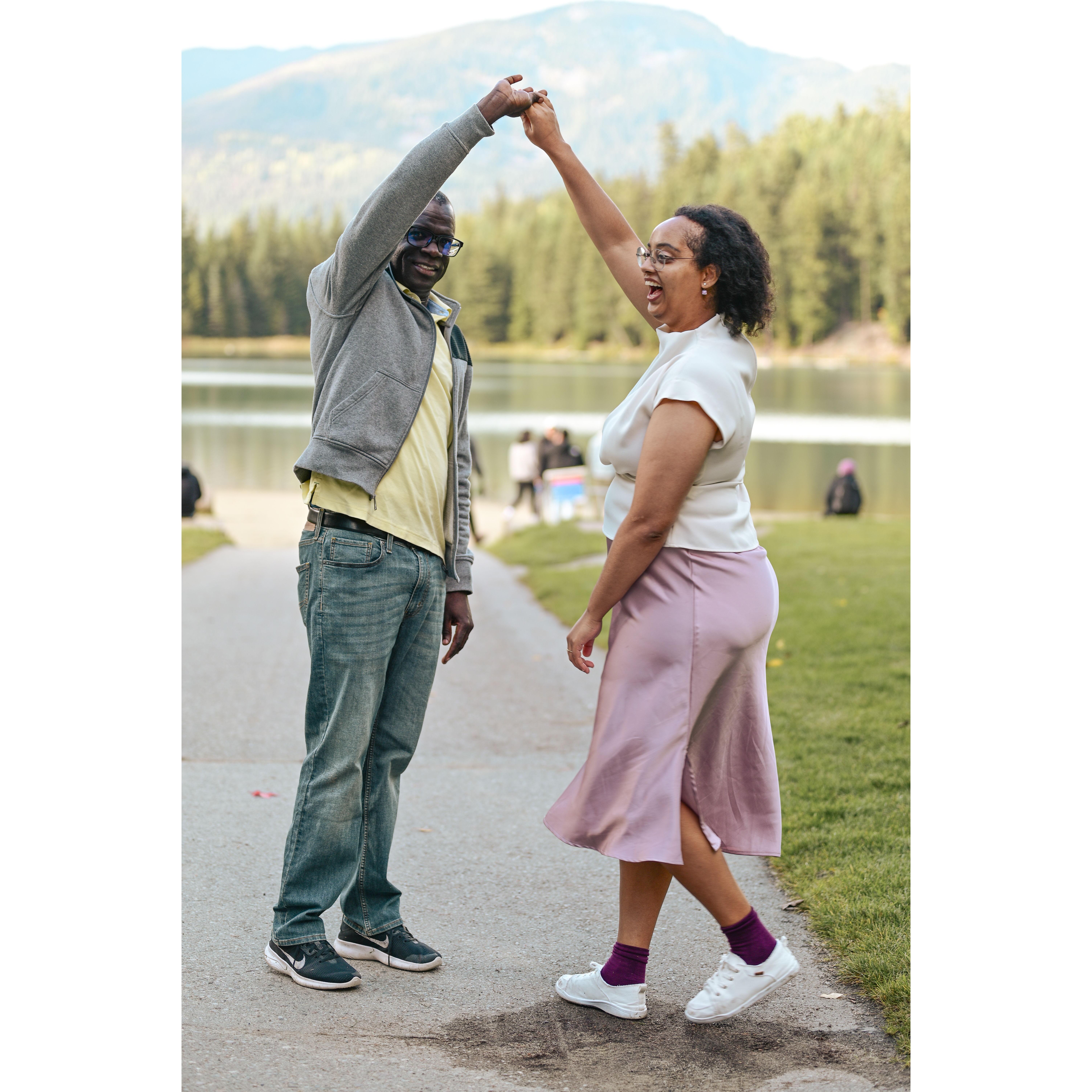 Someone to dance with.