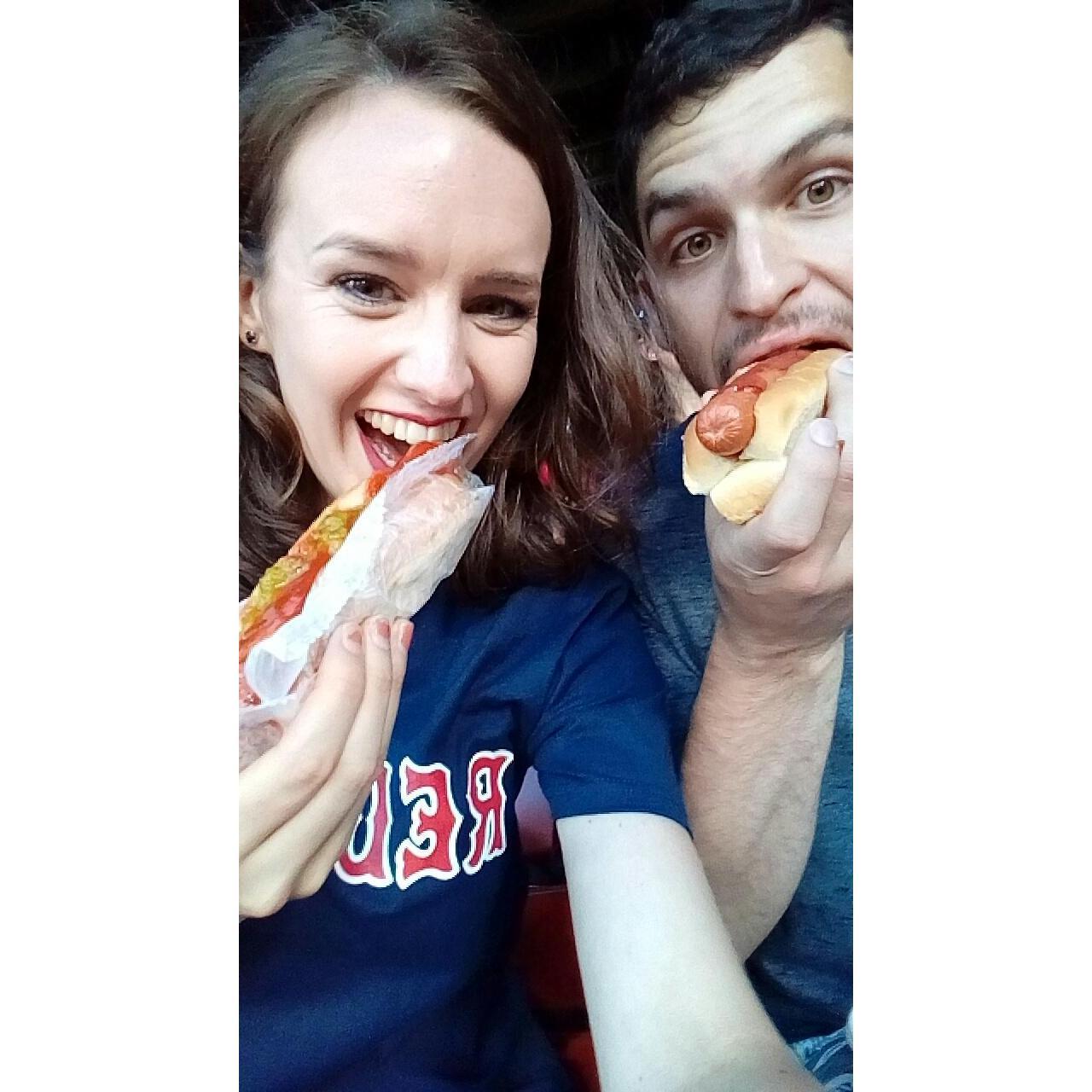 Lisa's first baseball game! Summer 2017