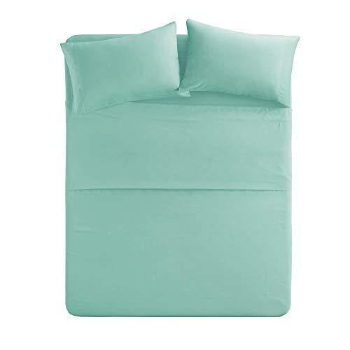 Comfy Sheets Luxury 100% Egyptian Cotton - Genuine 1000 Thread Count 4 Piece Queen Sea Foam/Aqua Blue Sheet Set-Fits Mattress Up to 18'' Deep Pocket.