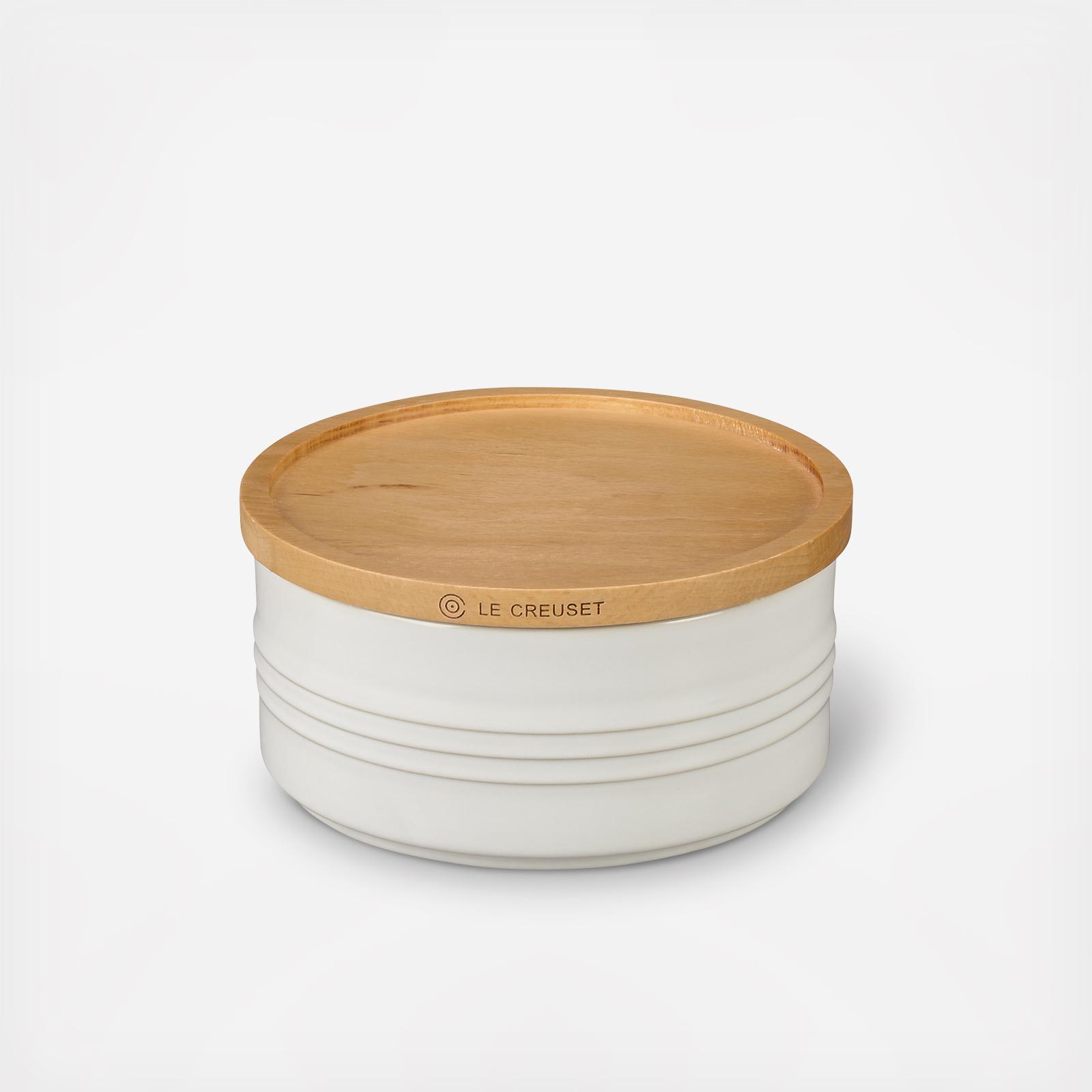 Le Creuset, Short Canister with Wood Lid | Zola