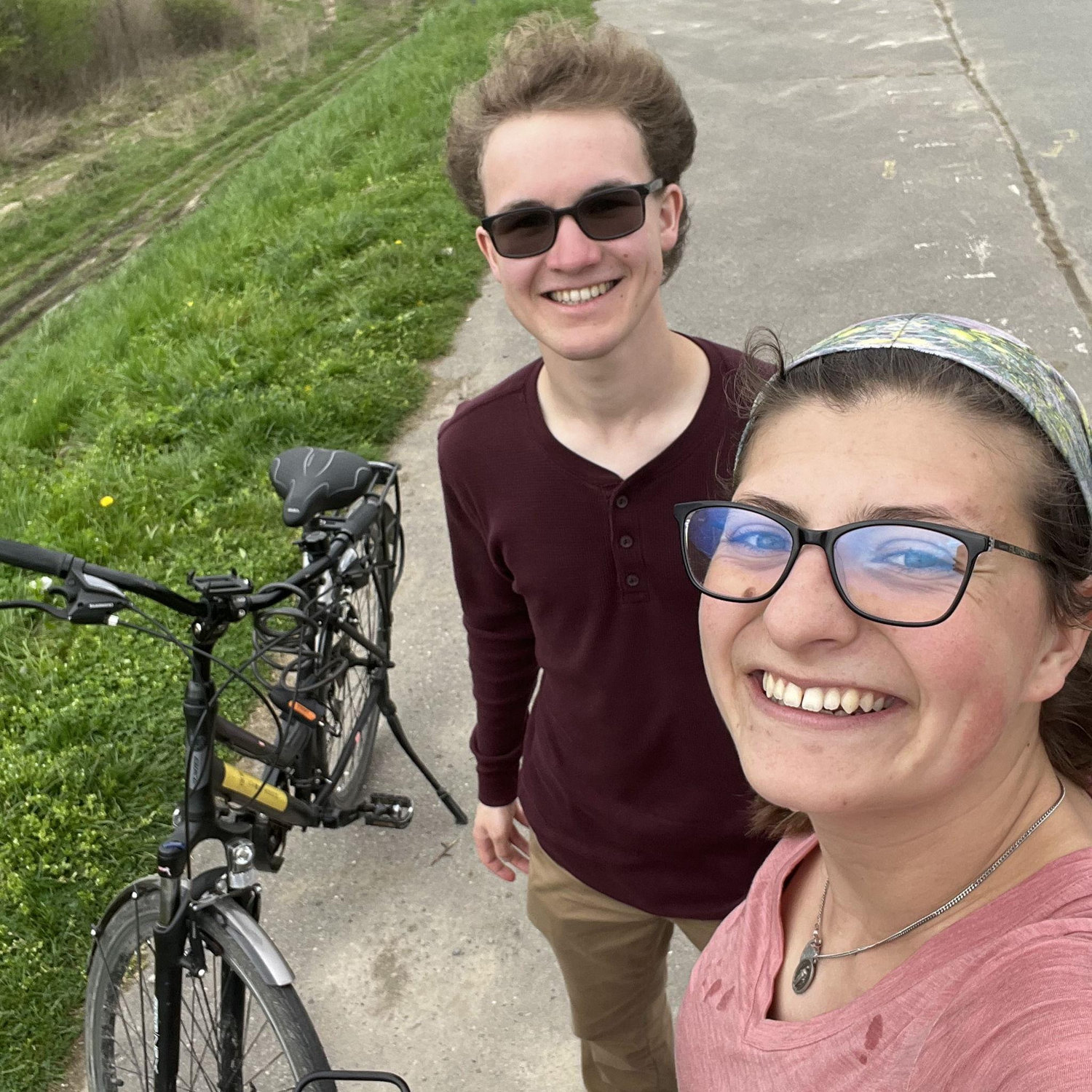 Going for a bike ride along the Vistula! Because even in Poland we have to bike.