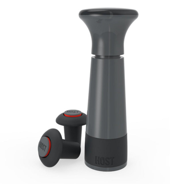 HOST AirLOCK Wine Preserver, Gray Finish