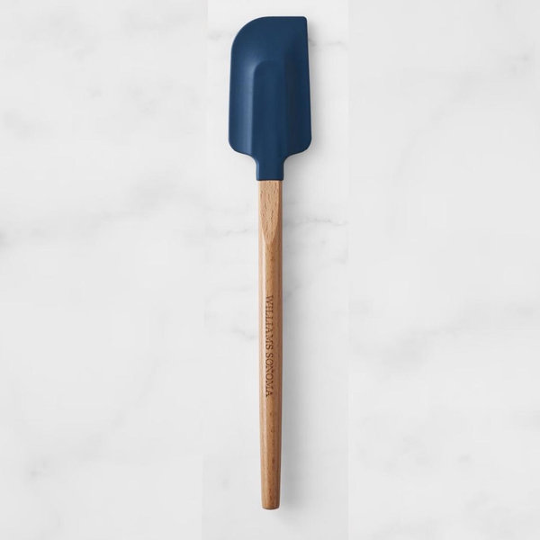 Williams Sonoma Classic Wood Spatula, Navy - Medium, Navy