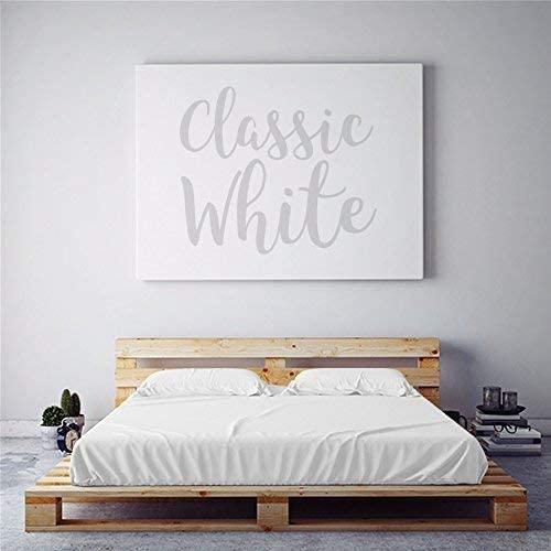 PeachSkinSheets Night Sweats: The Original Moisture Wicking, 1500tc Queen Sheet Set Classic White