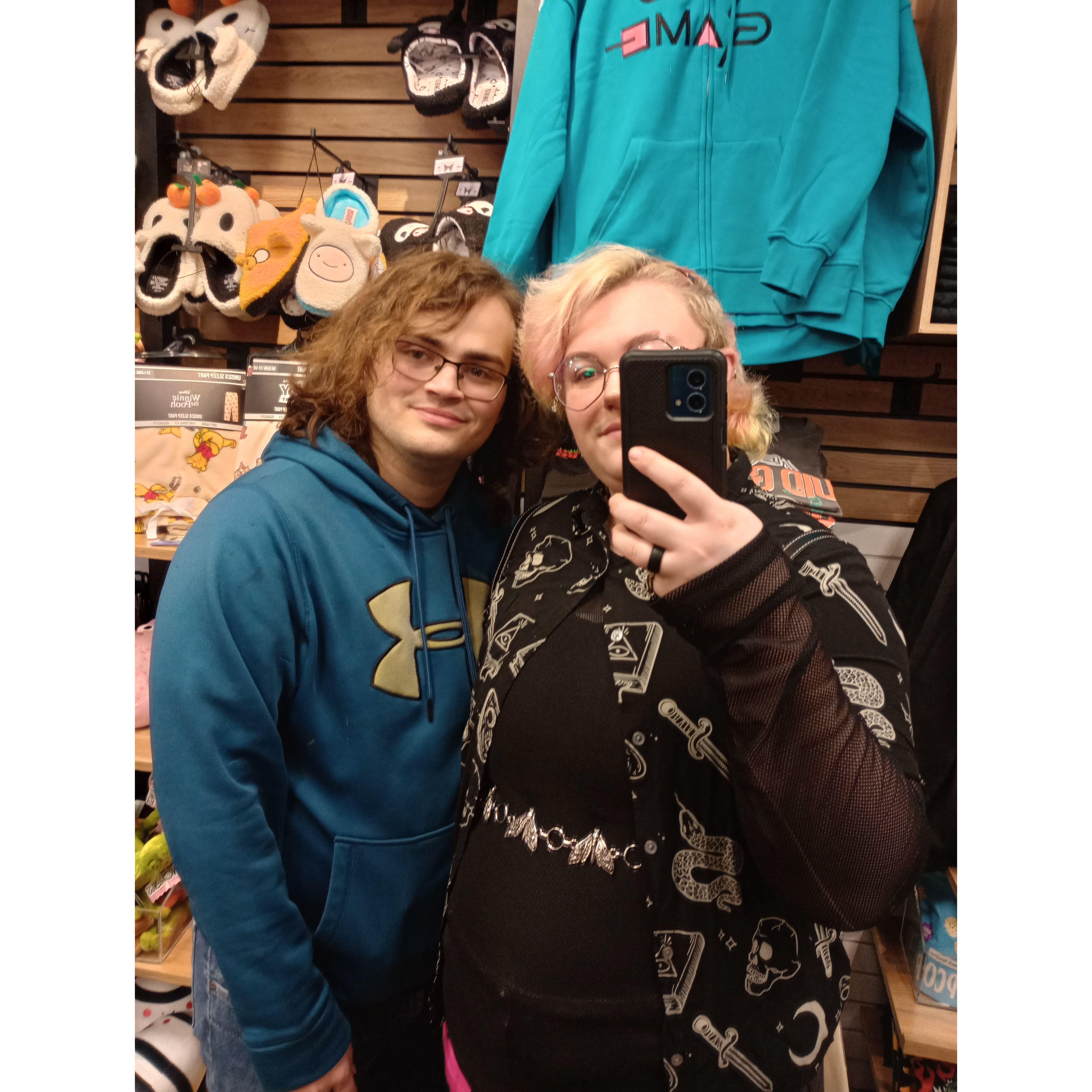 A shopping trip to the Greenville mall