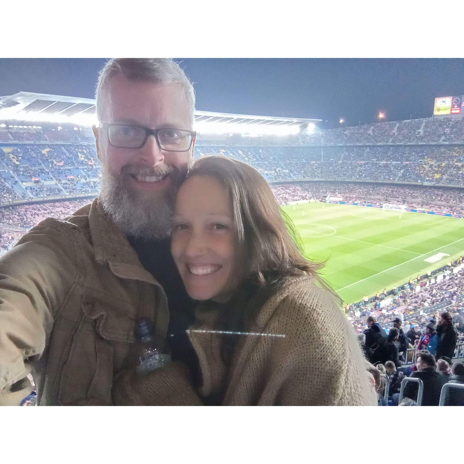Our first Soccer game in Spain!