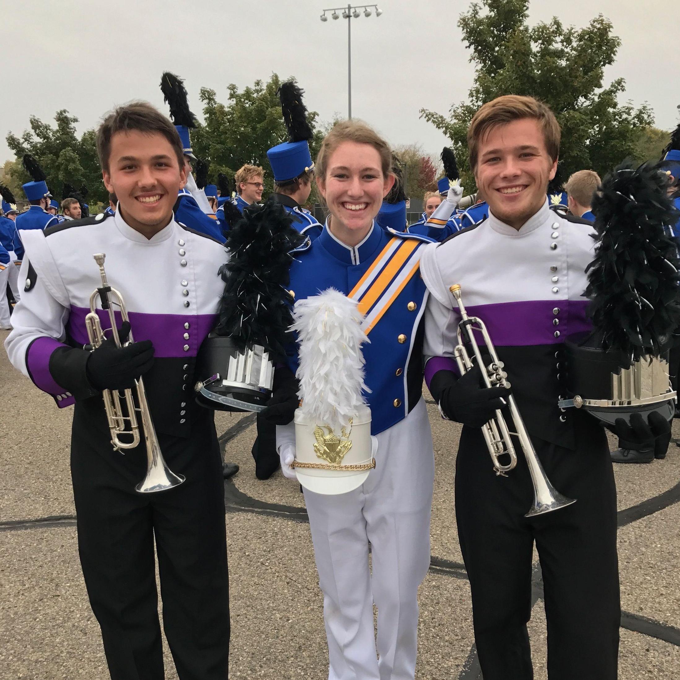 We always enjoyed meeting up at various marching band functions (and Kayla always enjoyed being friends with the older band boys)!
