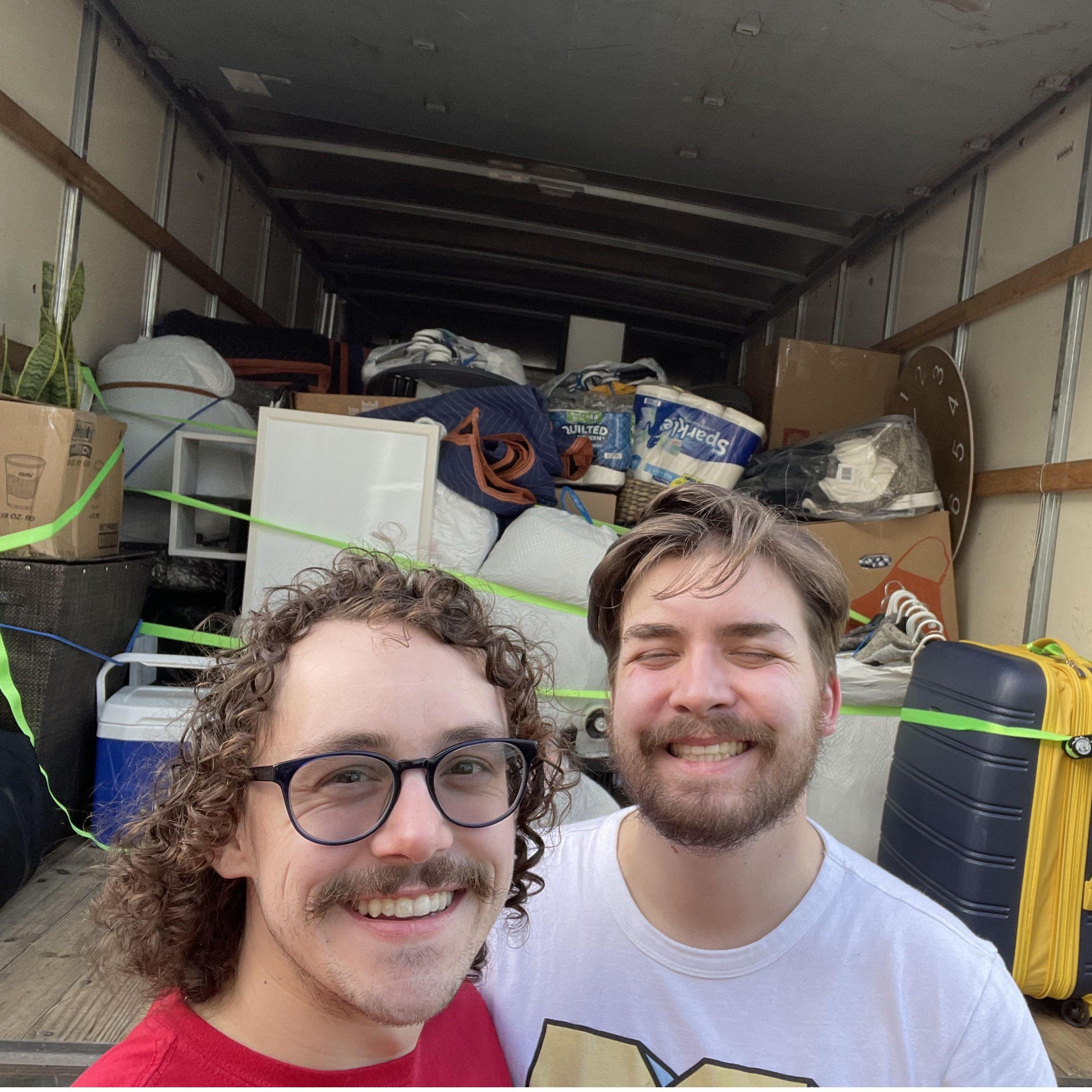Packed U-Haul to move to NYC