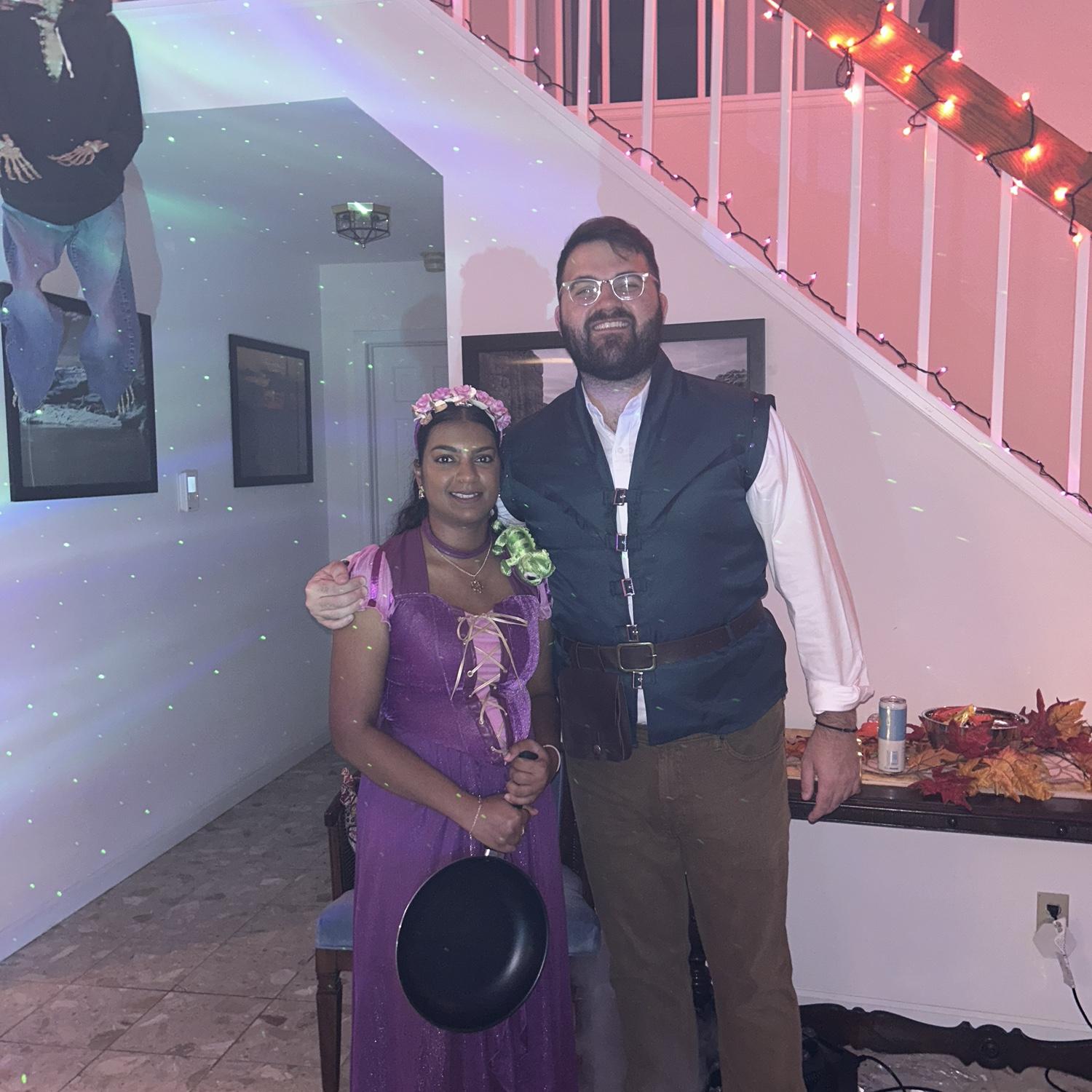 Flynn Ryder & Rapunzel for Halloween