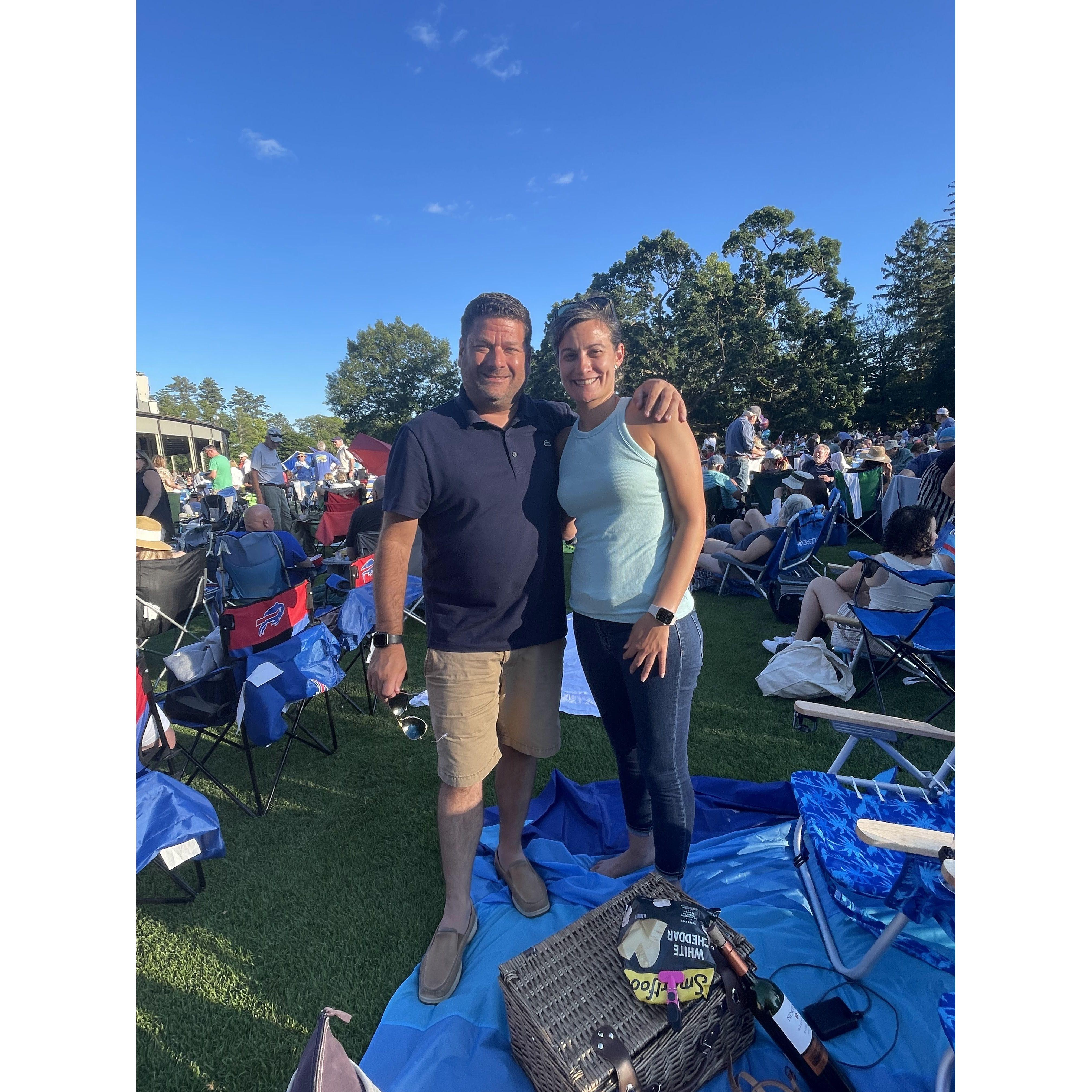 First time seeing James Taylor at Tanglewood