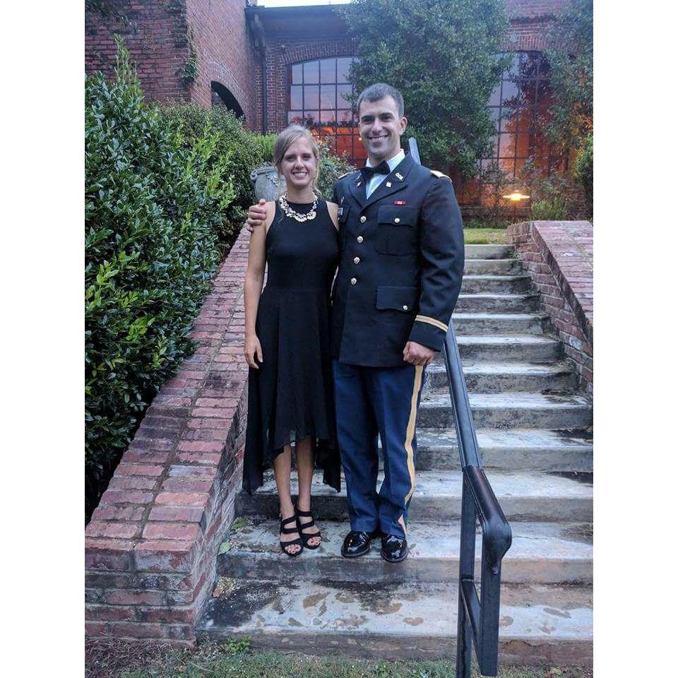 Our first military ball after Sam was made 2nd Lieutenant