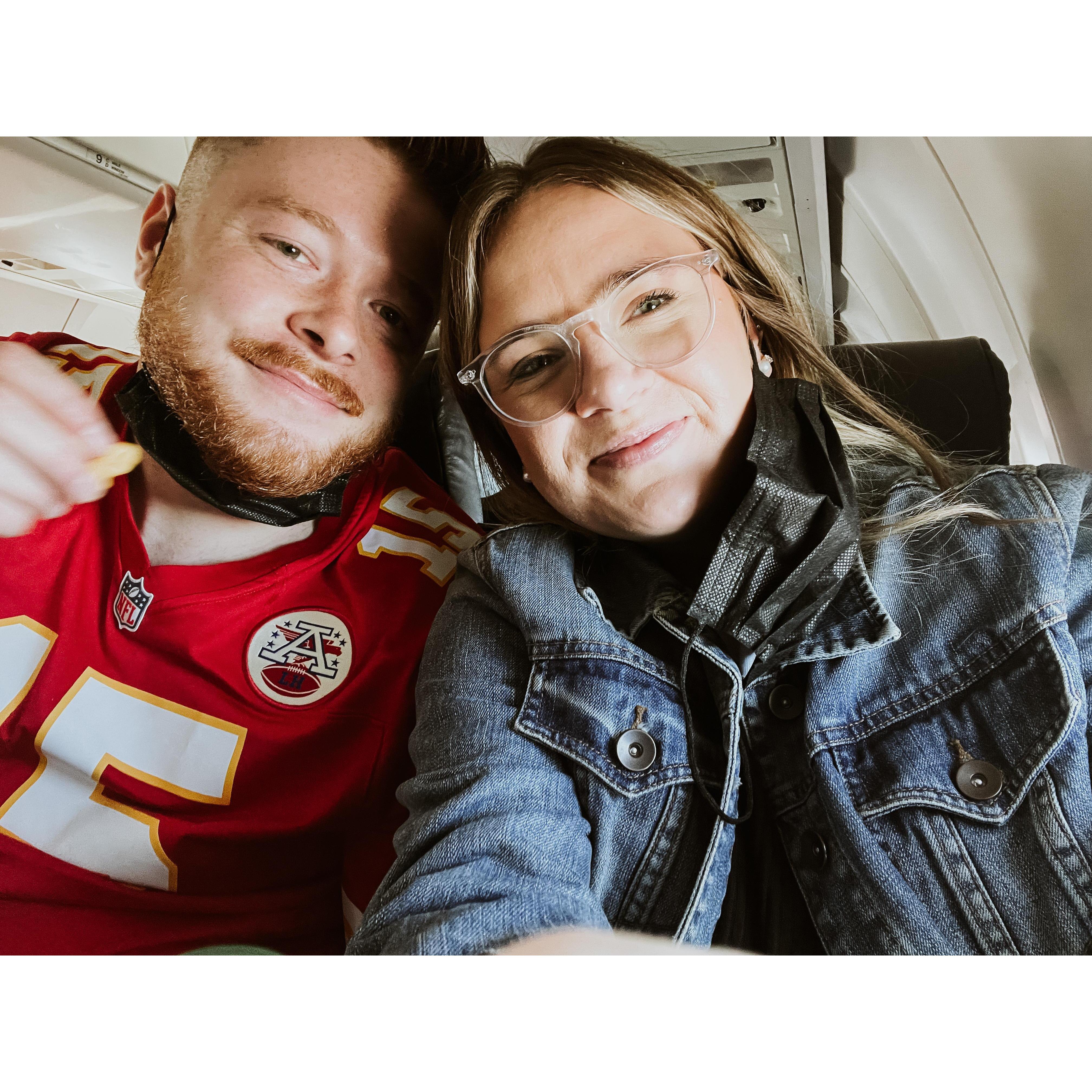 If you know Haley you know that she has bad travel luck... Their first trip together was no different! They were stuck in Denver for an extra night!