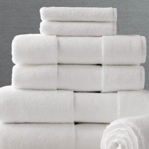 Frontgate Resort Bath Towel & Mat Set - White
