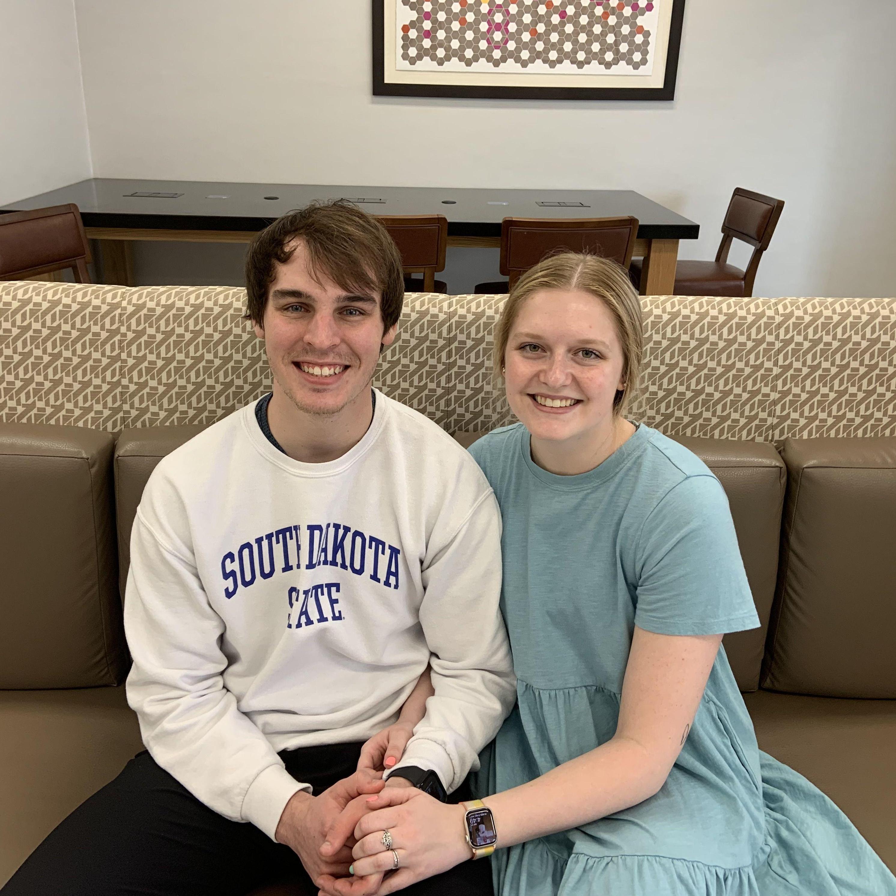 Just a cute photo of the couple, Spring 2022.