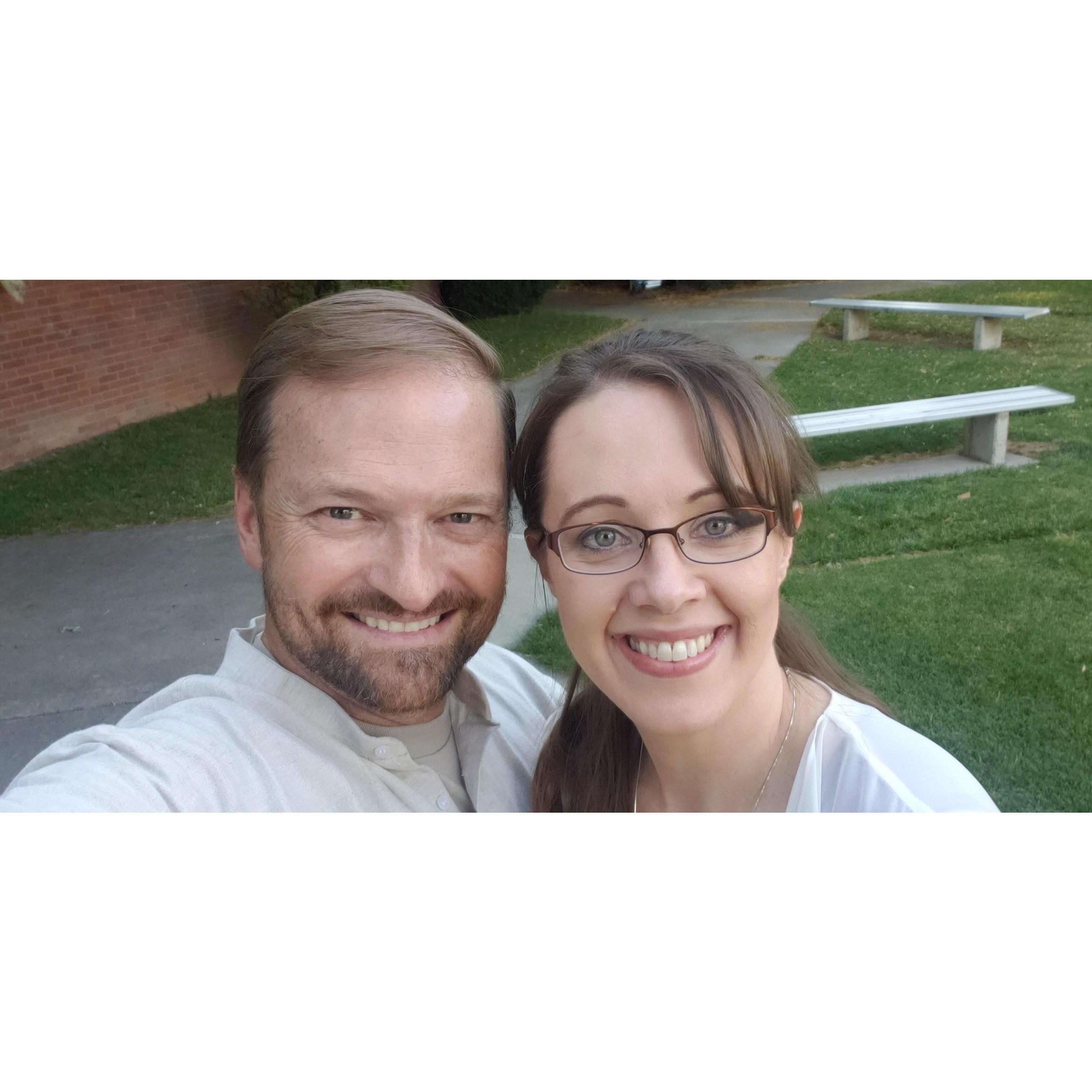We took this one while attending the wedding of our friends - Camille and Sami!