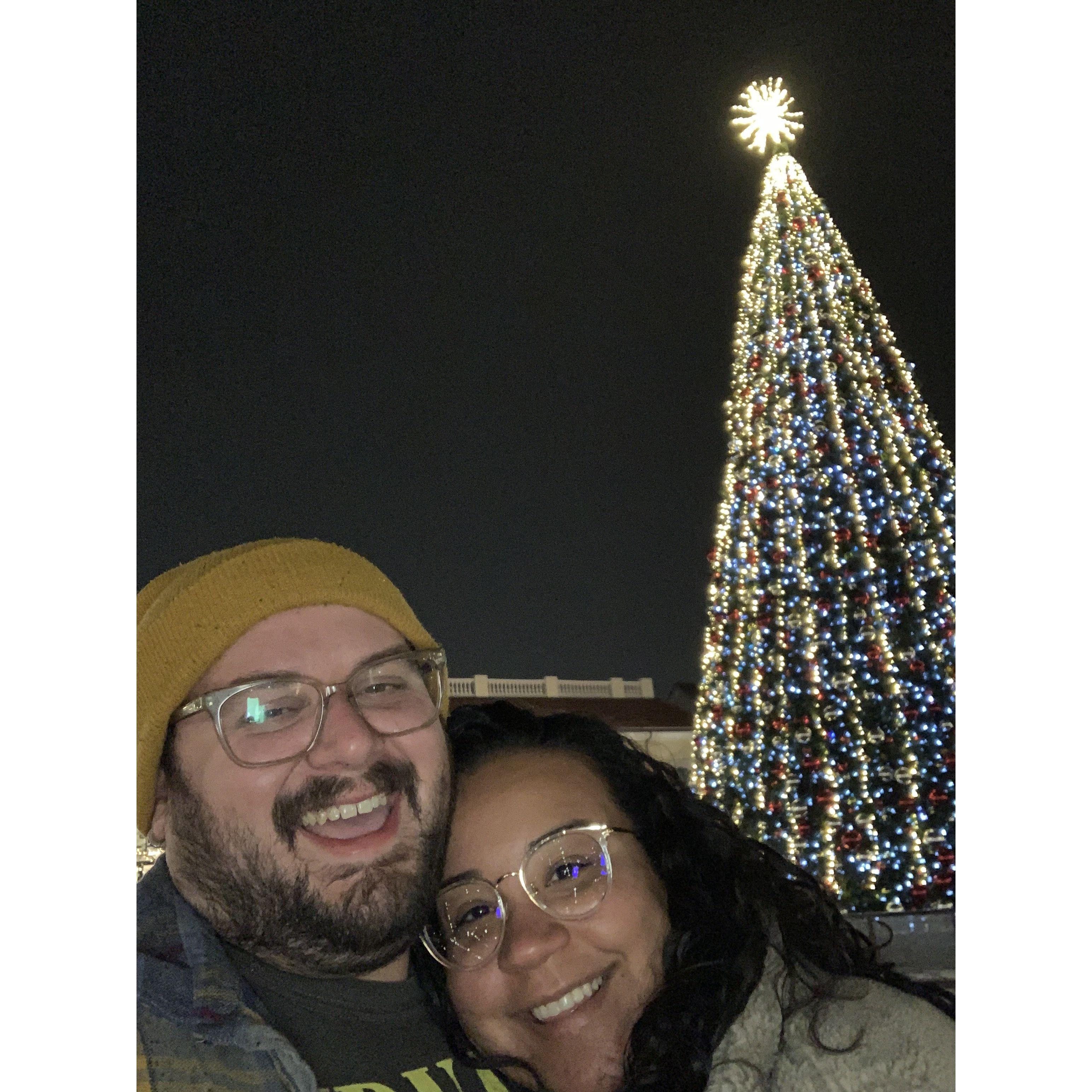 Buying our Christmas tree!