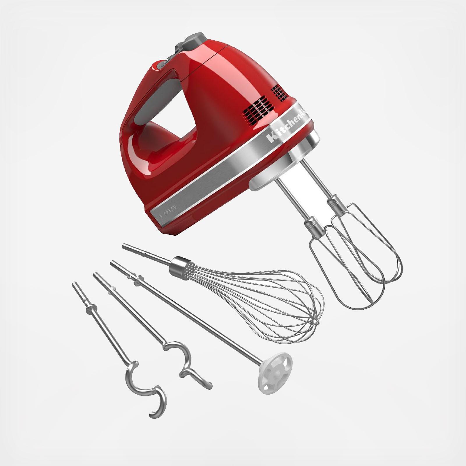 KitchenAid 9 Speed Hand Mixer - Empire Red