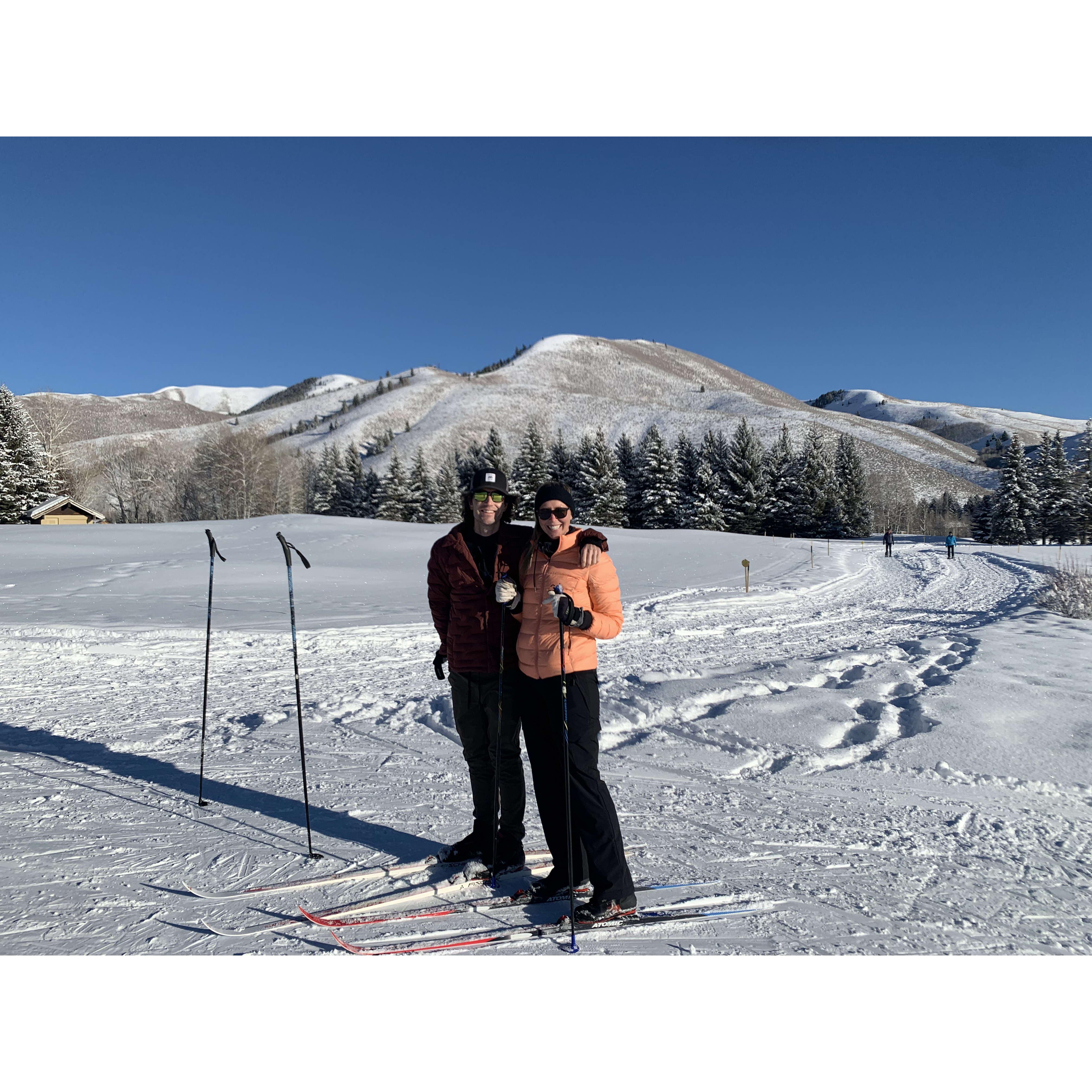 Dec 2020 - Christmas & New Years in Sun Valley - Laura's first time cross country skiing